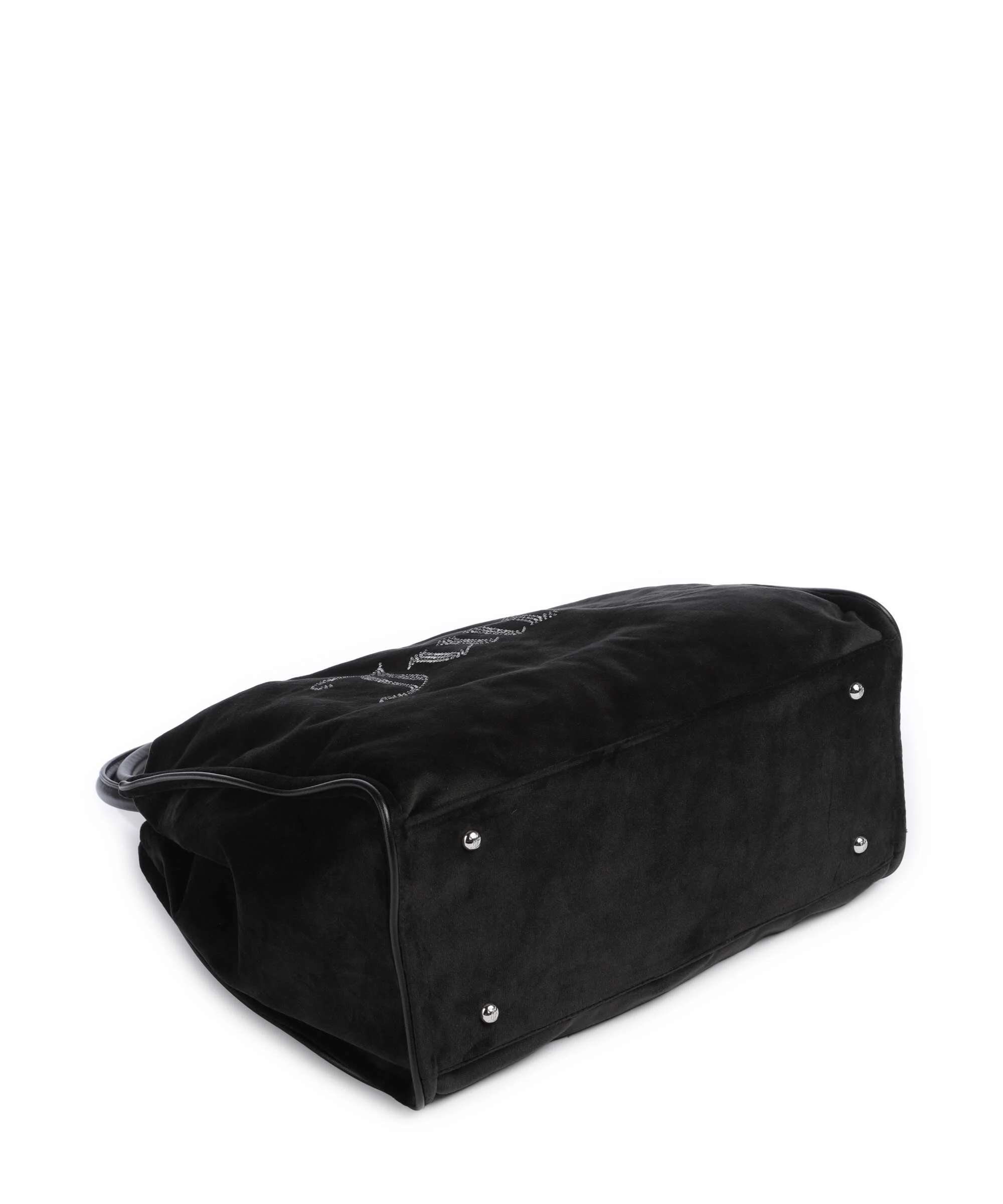 Juicy Couture Iris Velvet Rhinestones L Torba na zakupy black - Image 5