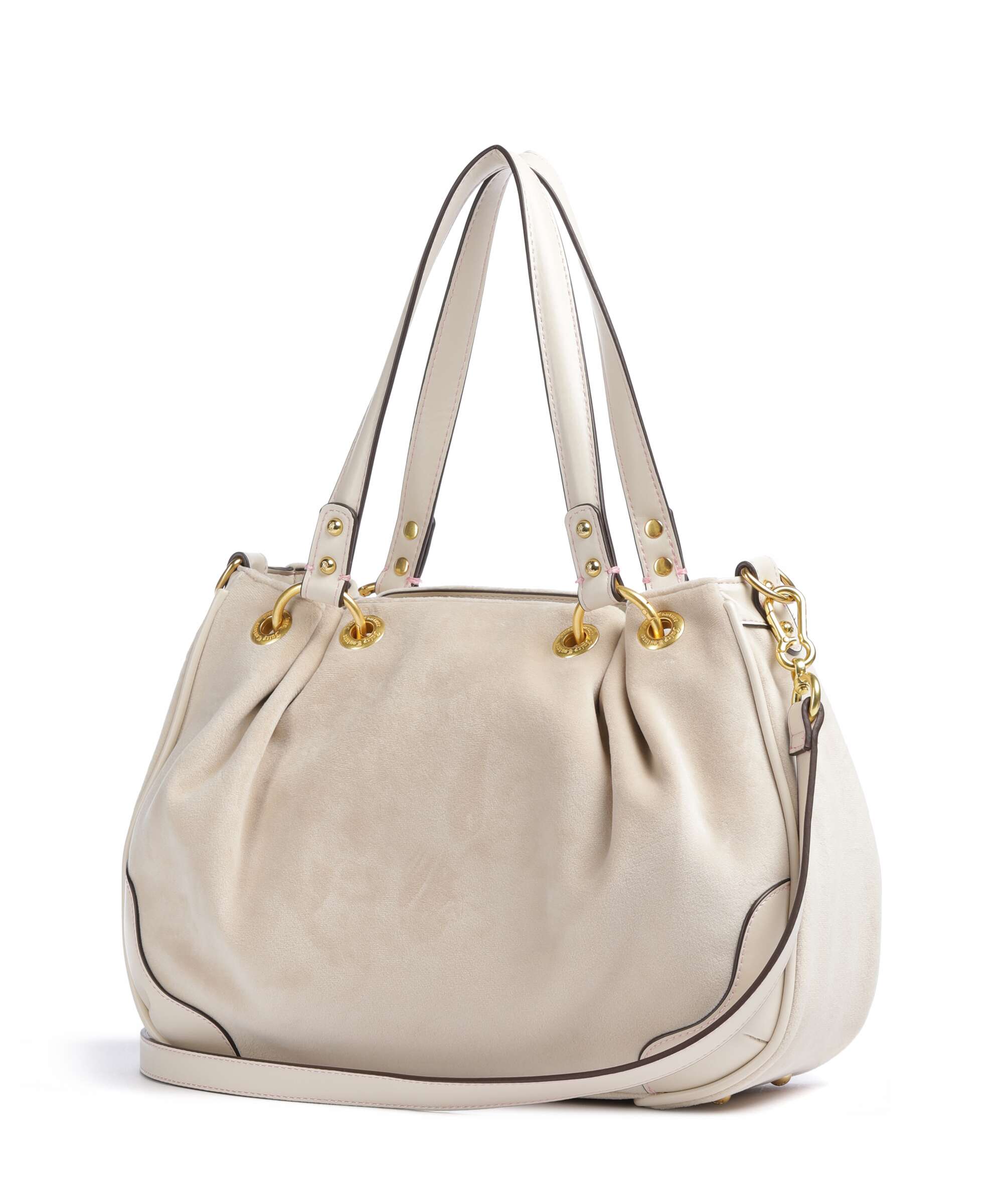 Juicy Couture Twig Narrative Velvet M Torebka worek marshmallow - Image 2
