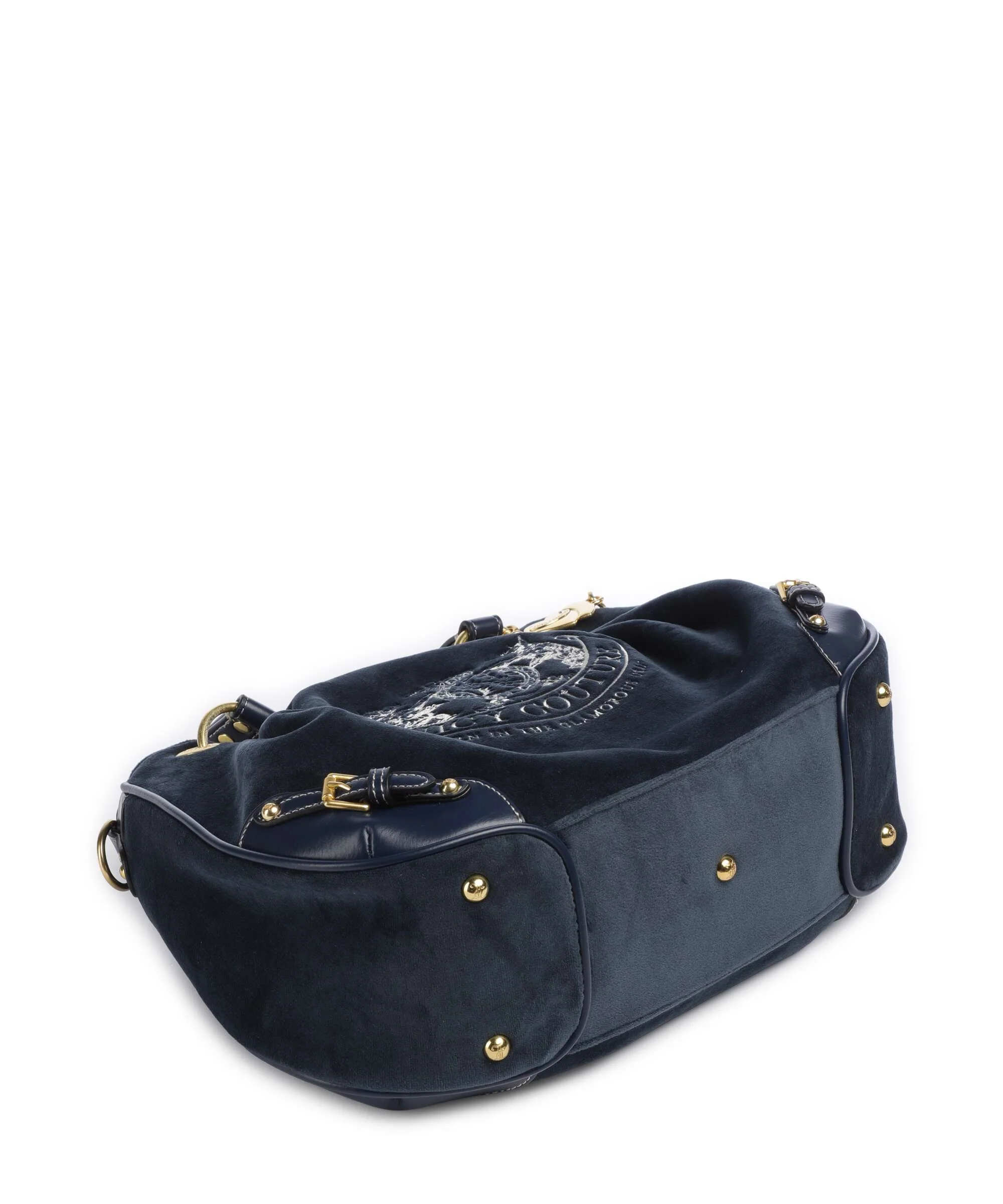 Juicy Couture Twig Narrative Velvet M Torebka worek blue depths - Image 5