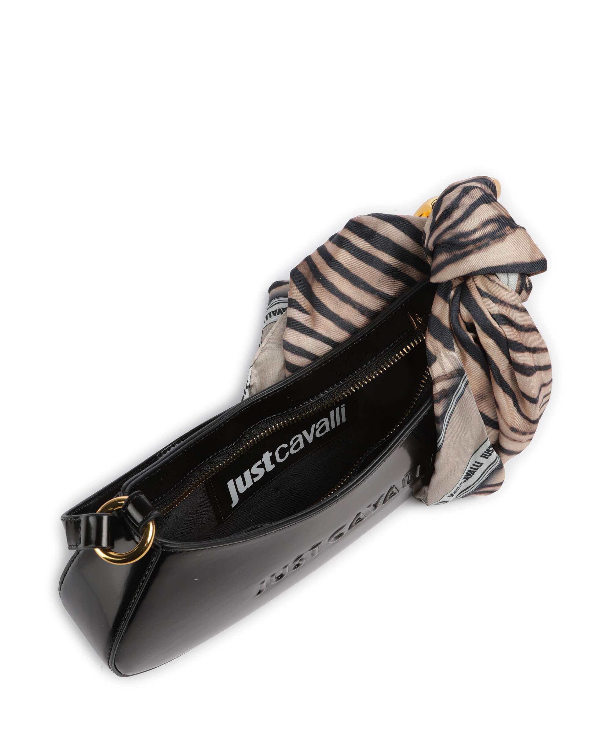 Just Cavalli Chain Foulard Torba na ramię black - Image 7