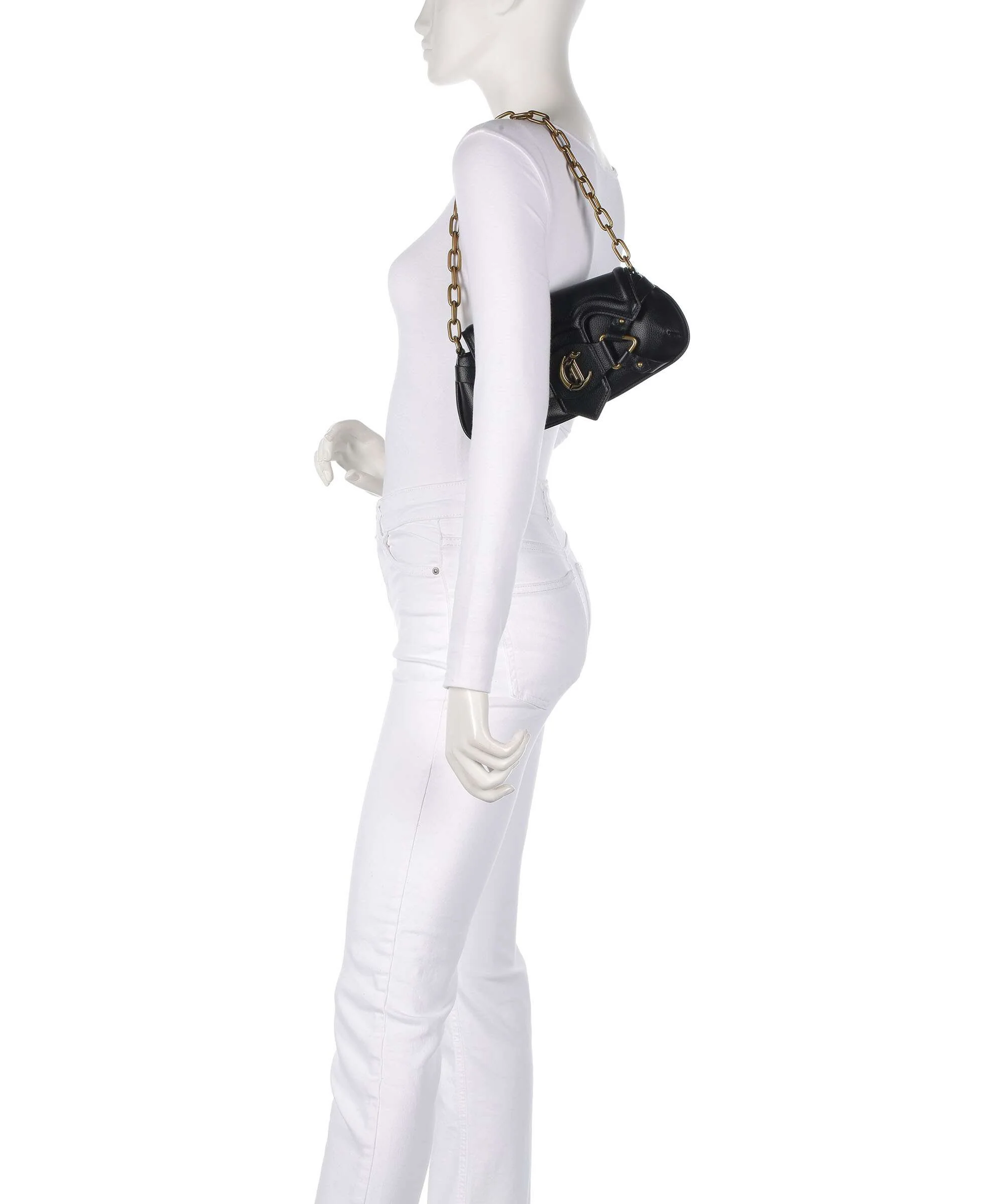 Just Cavalli Crossed Laces Torba na ramię black - Image 3
