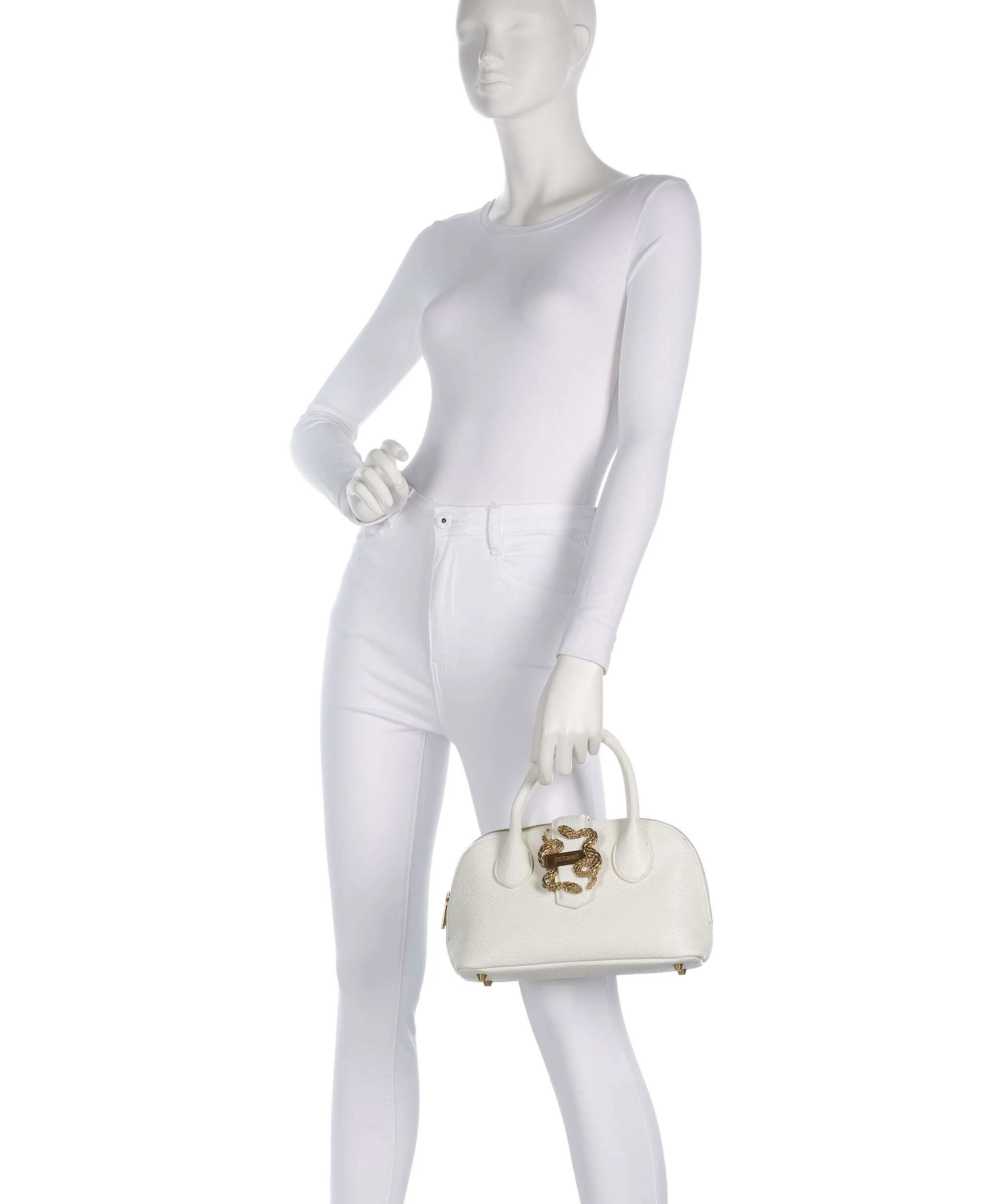 Just Cavalli Iconic Snakes Braided Torebka pristine - Image 3