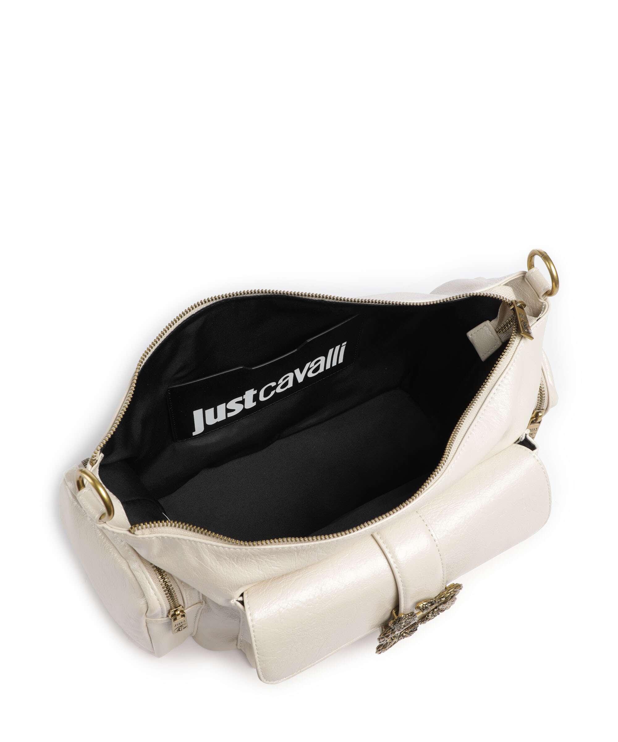 Just Cavalli Iconic Snakes Pockets Torba na ramię pristine - Image 6