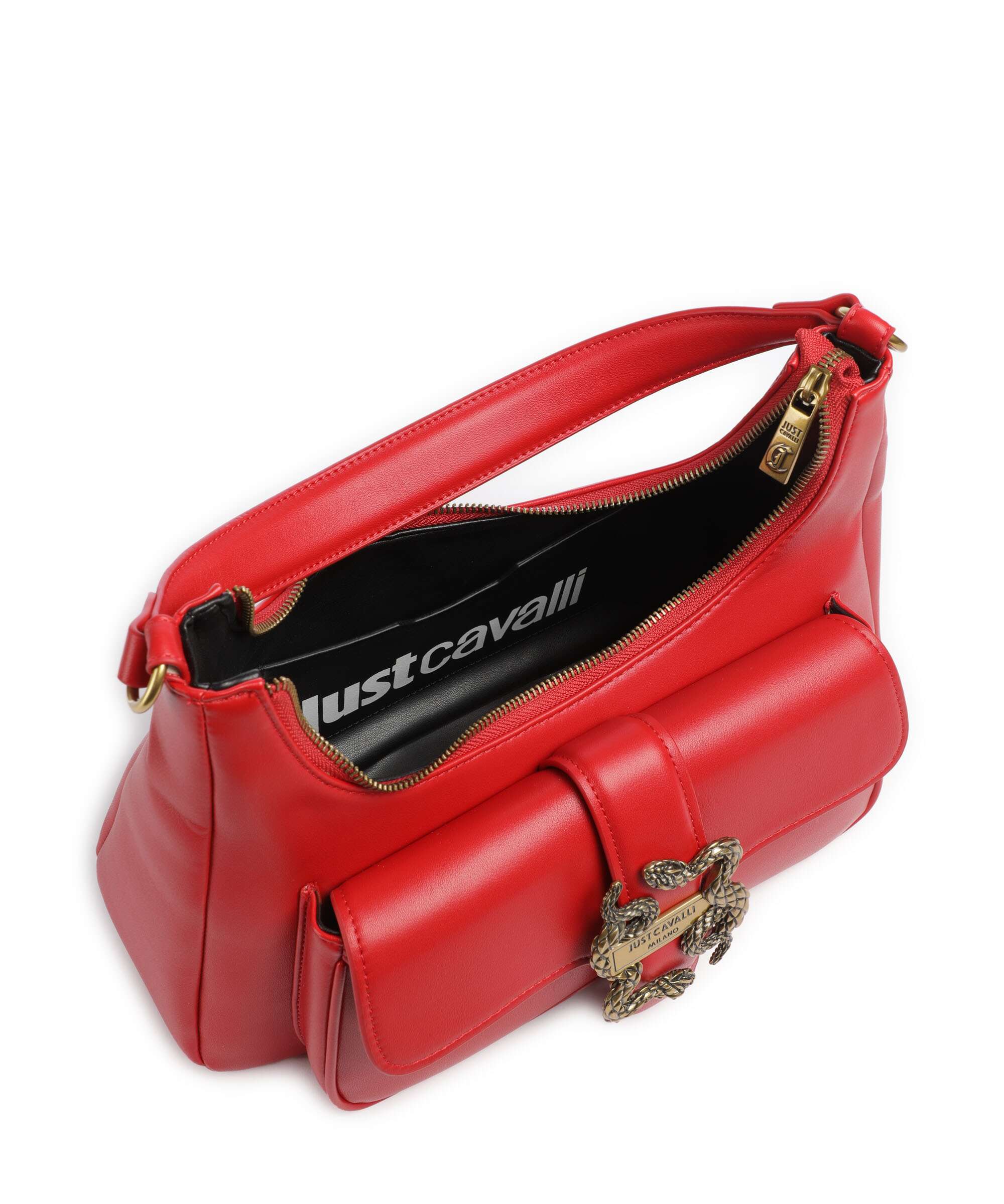 Just Cavalli Iconic Snakes Torba na ramię tango red - Image 7