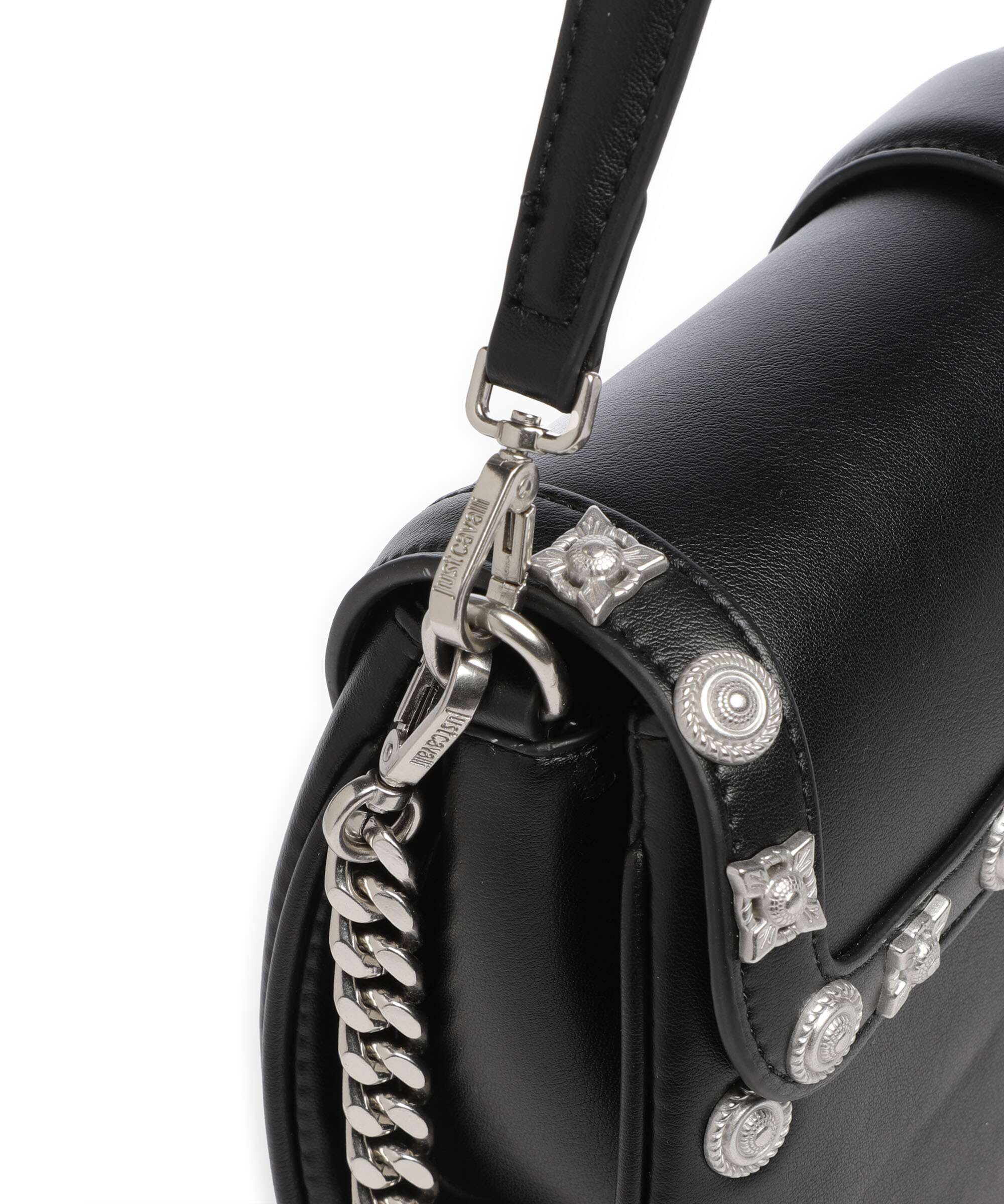 Just Cavalli Iconic Snakes Torba na ramię black - Image 5