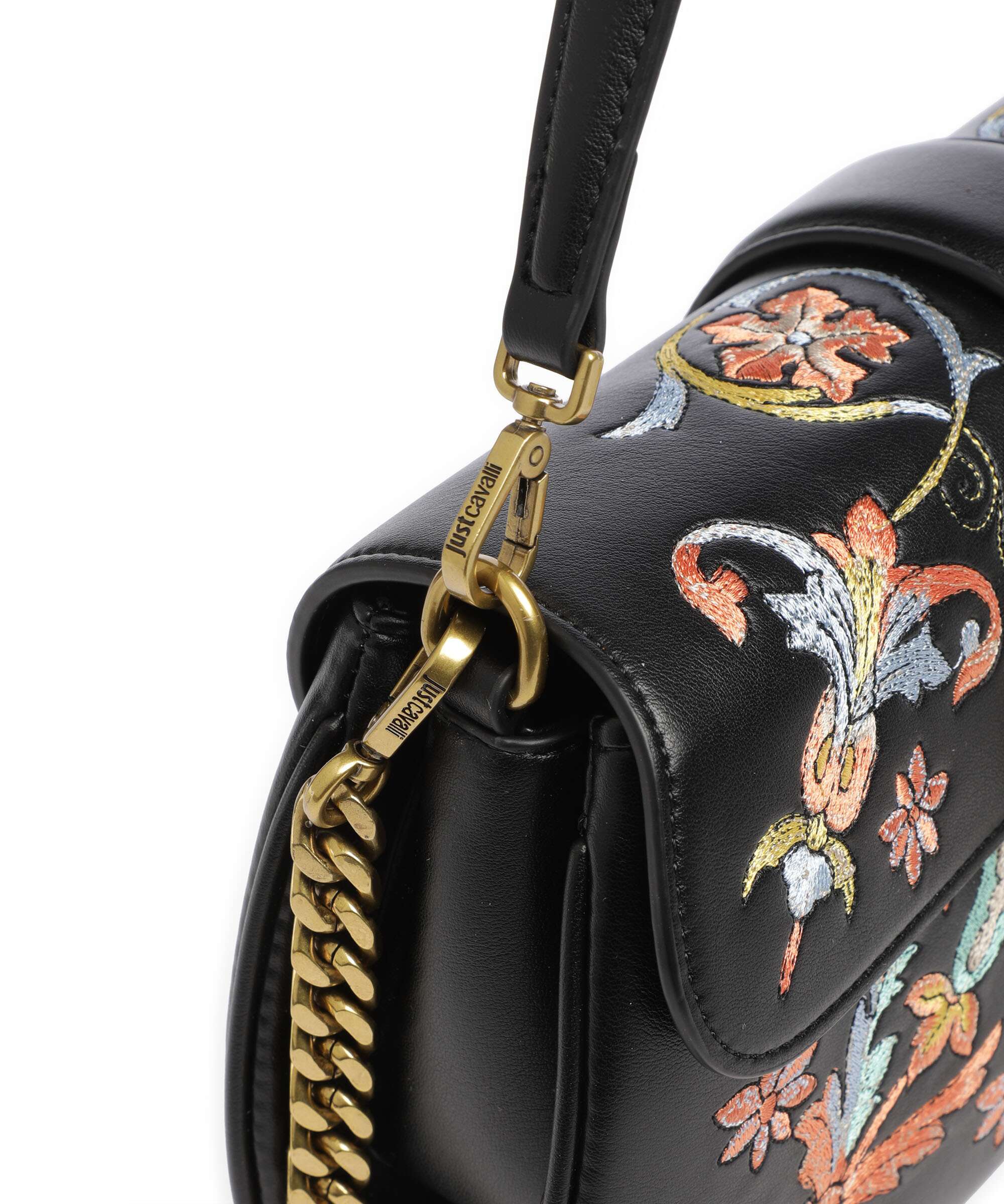 Just Cavalli Iconic Snakes Torba na ramię black - Image 6