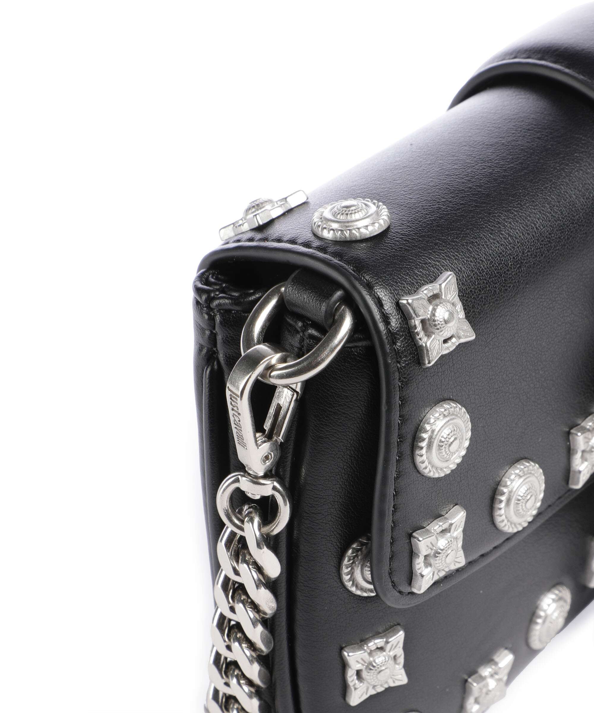 Just Cavalli Iconic Snakes Torba przez ramię black - Image 4