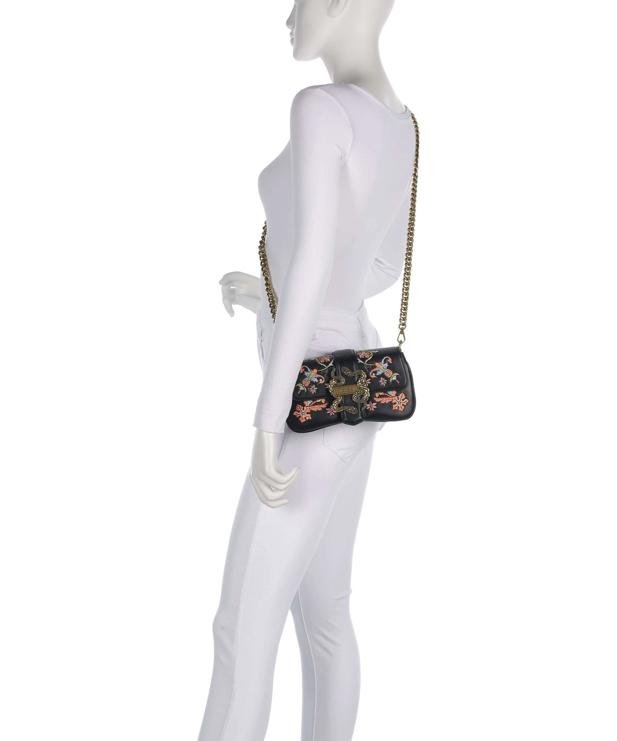 Just Cavalli Iconic Snakes Torba przez ramię black - Image 3