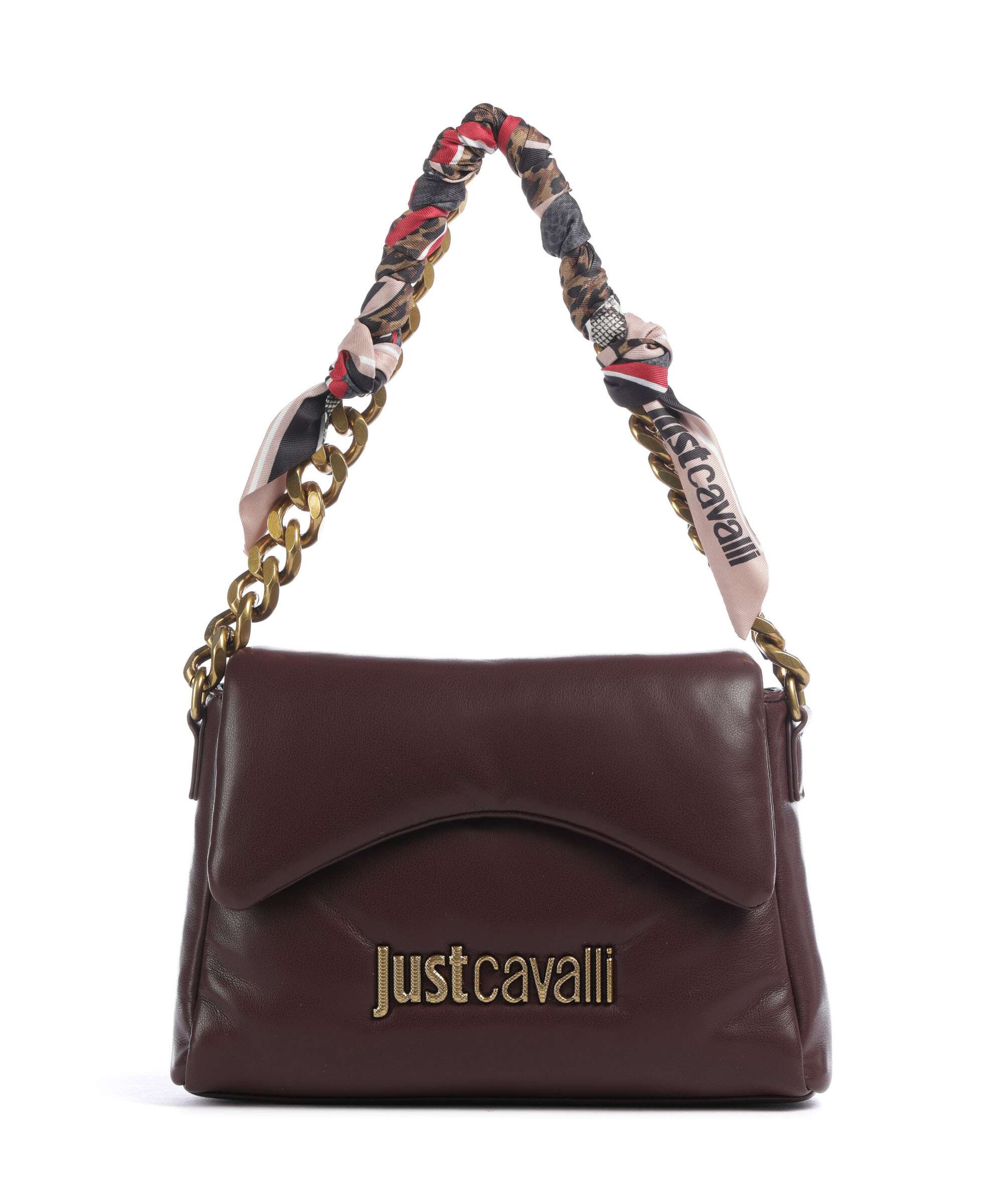 Just Cavalli Puffy Foulard Torba na ramię dark purple