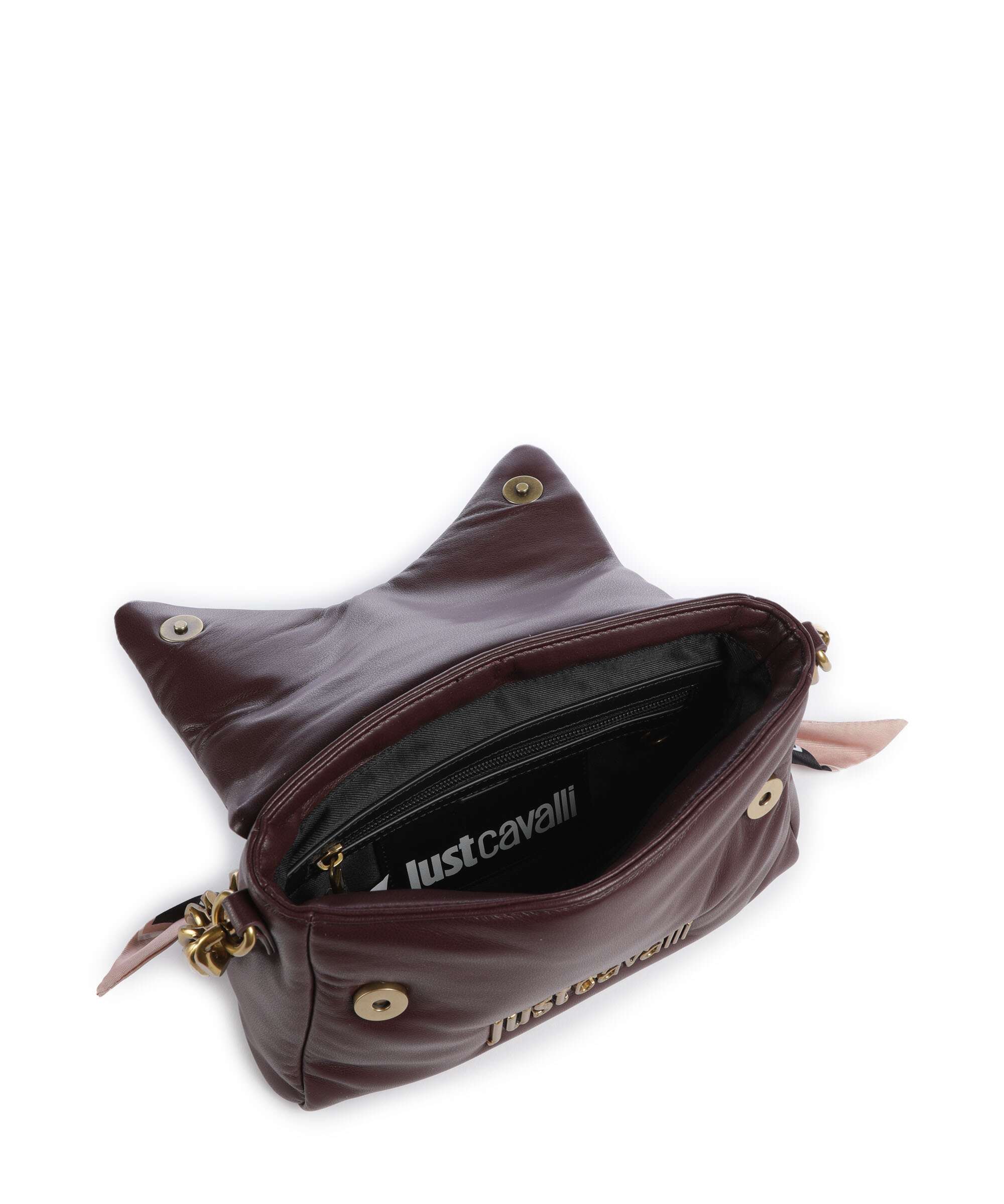 Just Cavalli Puffy Foulard Torba na ramię dark purple - Image 6