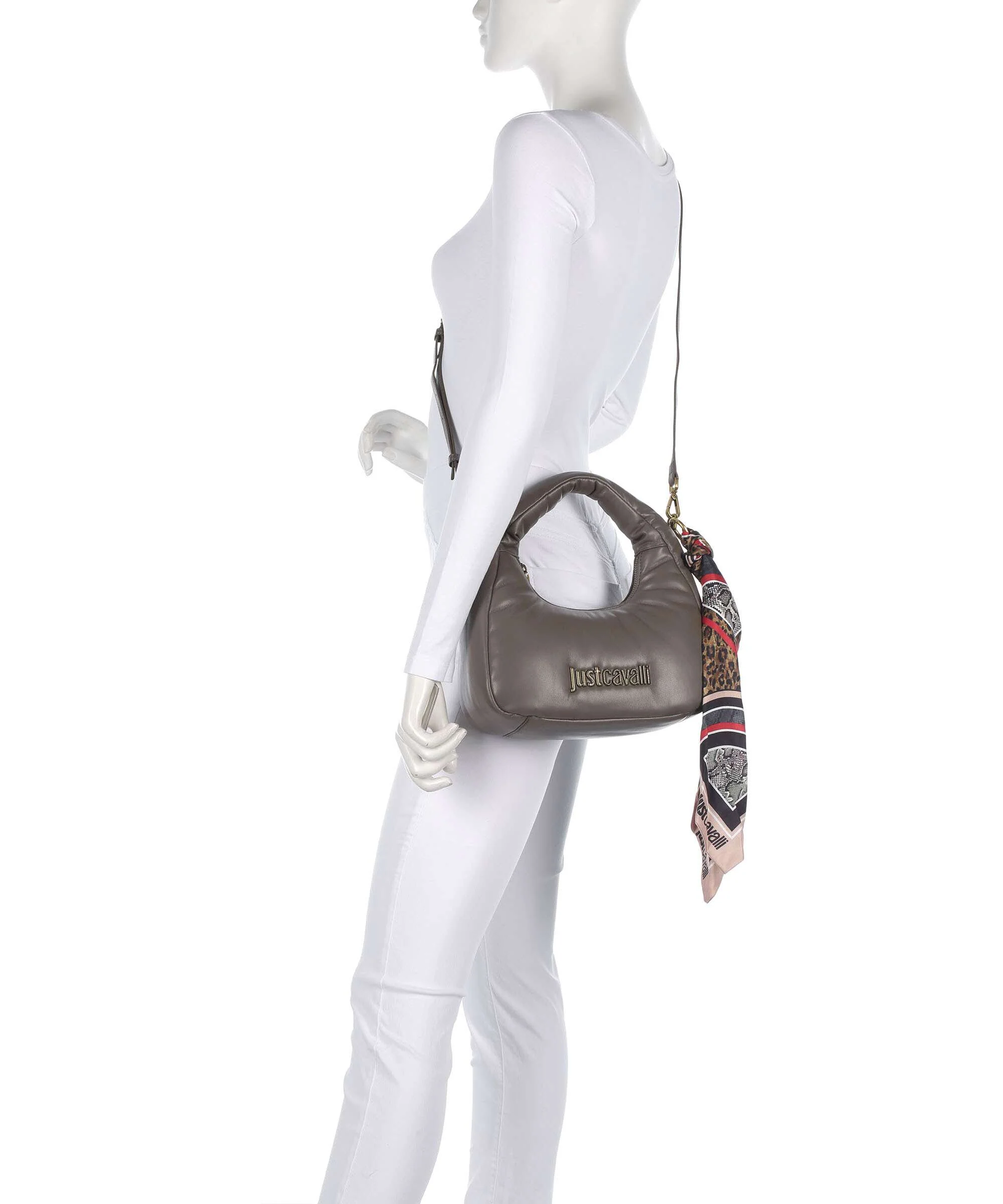 Just Cavalli Puffy Foulard Torebka taupe - Image 3