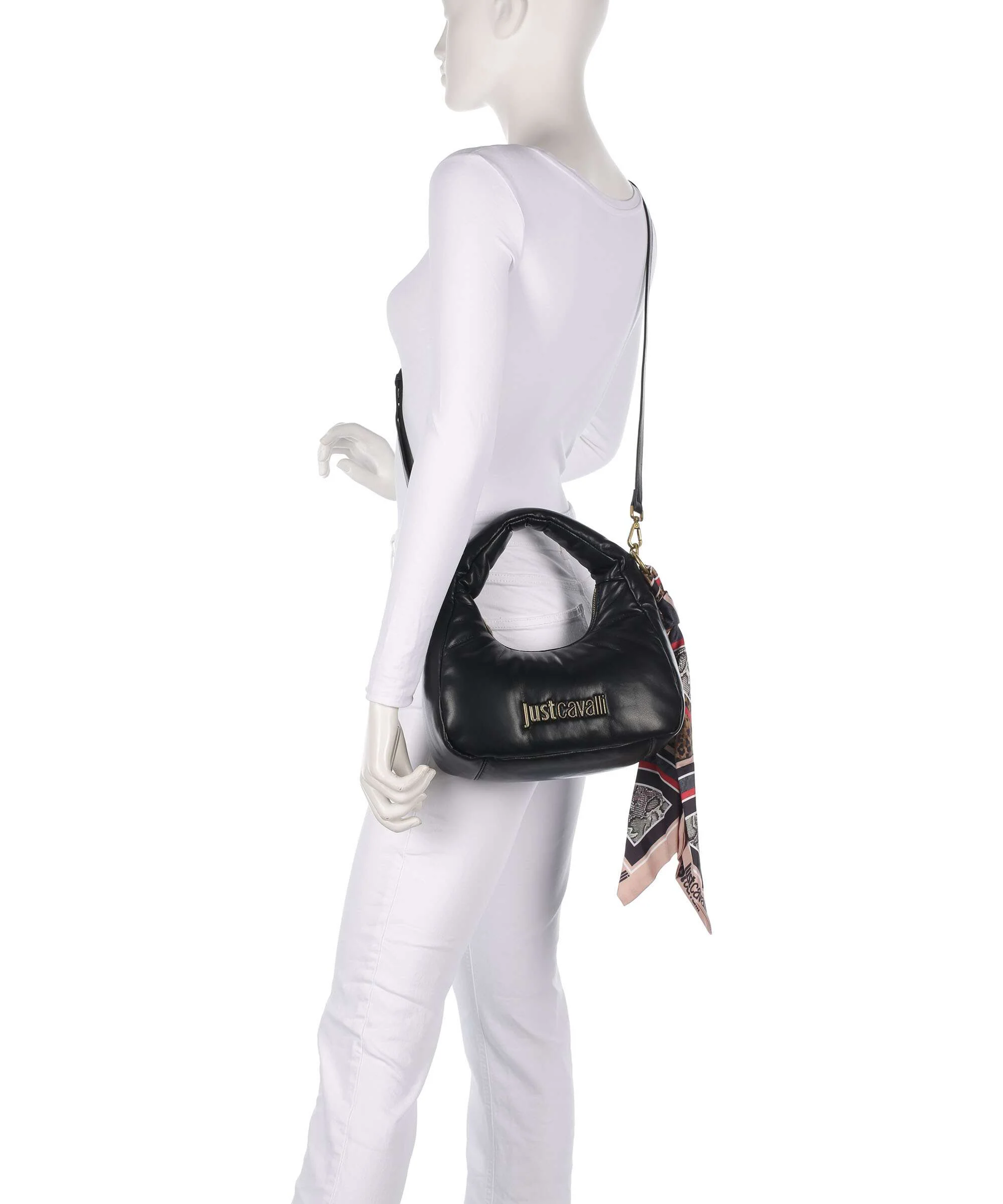 Just Cavalli Puffy Foulard Torebka black - Image 3
