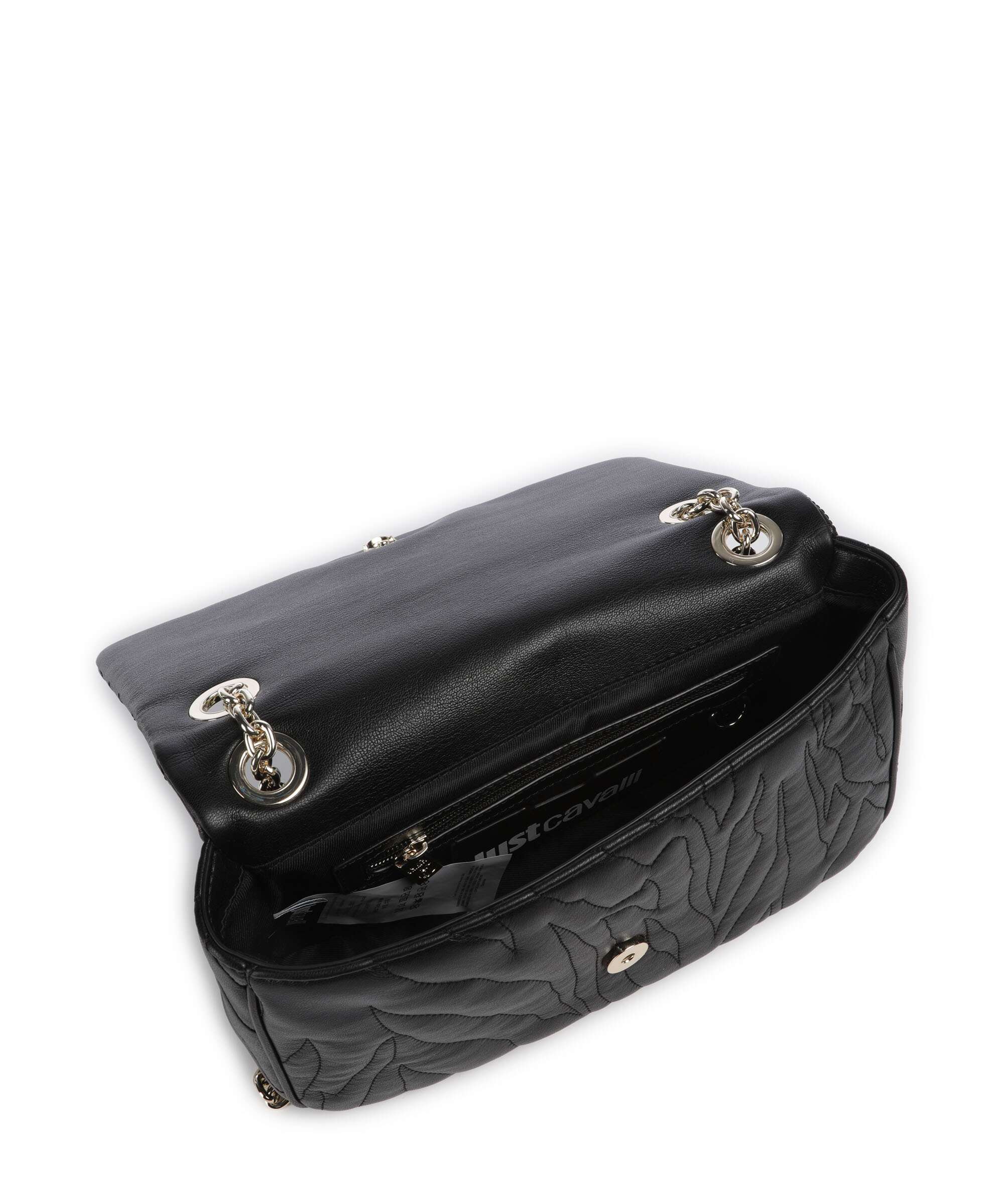 Just Cavalli Quilted Zebra Torba na ramię black - Image 7