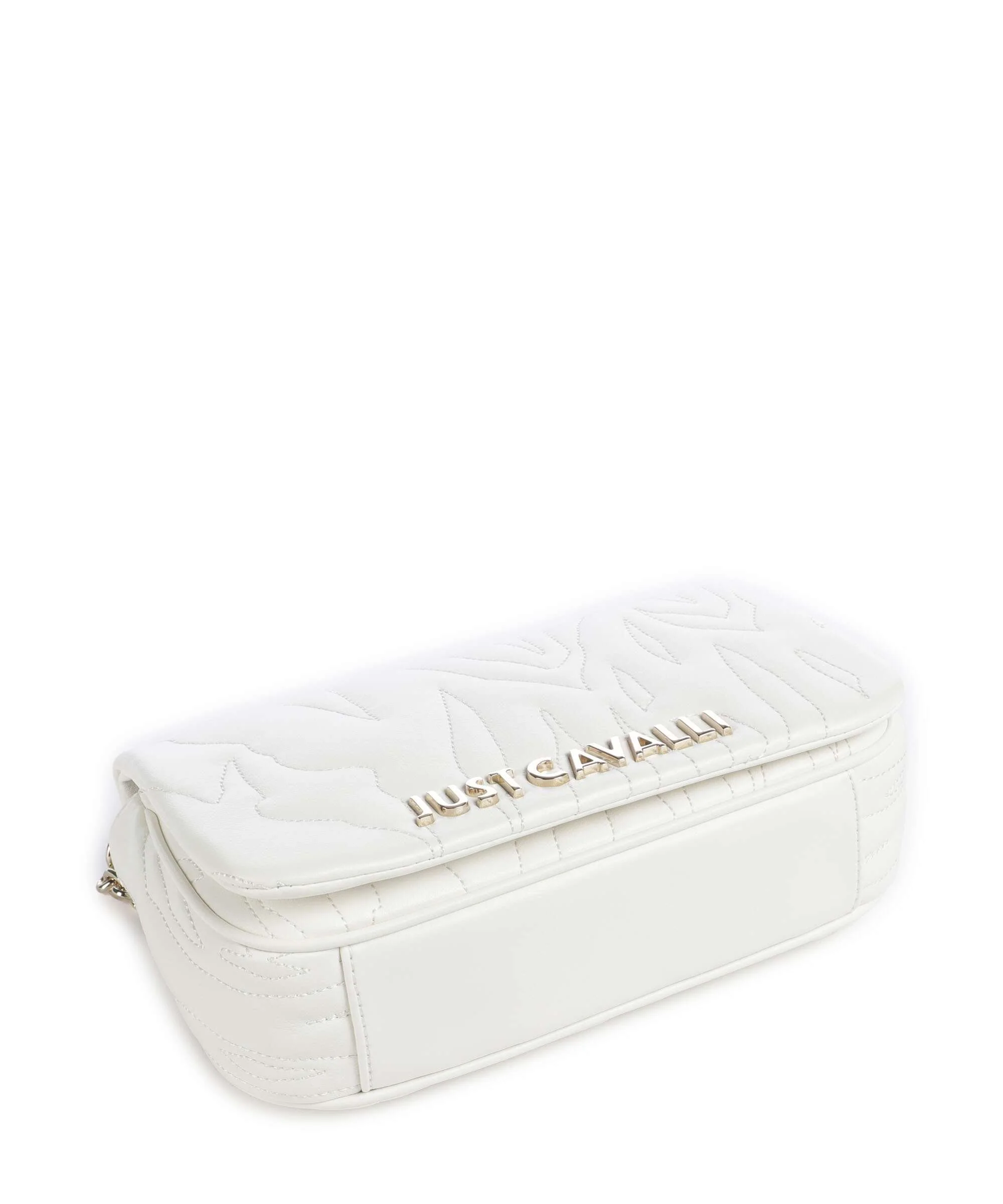 Just Cavalli Quilted Zebra Torba na ramię white - Image 6