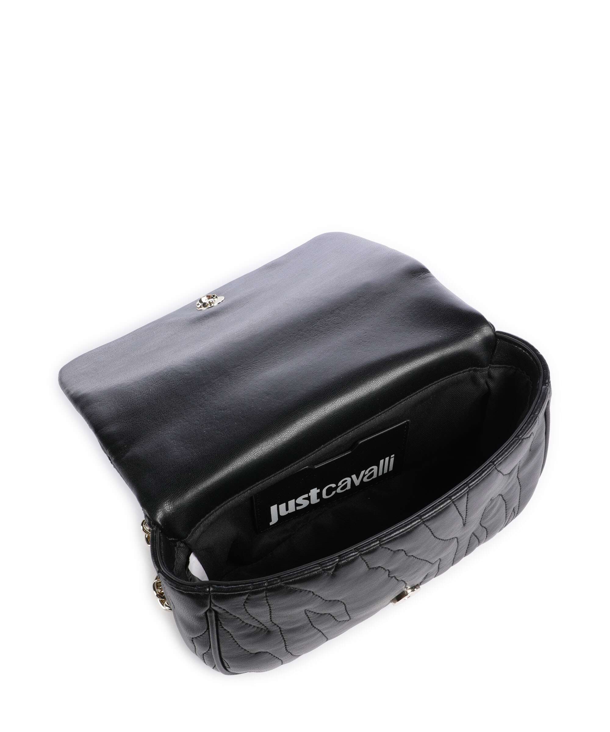 Just Cavalli Quilted Zebra Torba na ramię black - Image 7