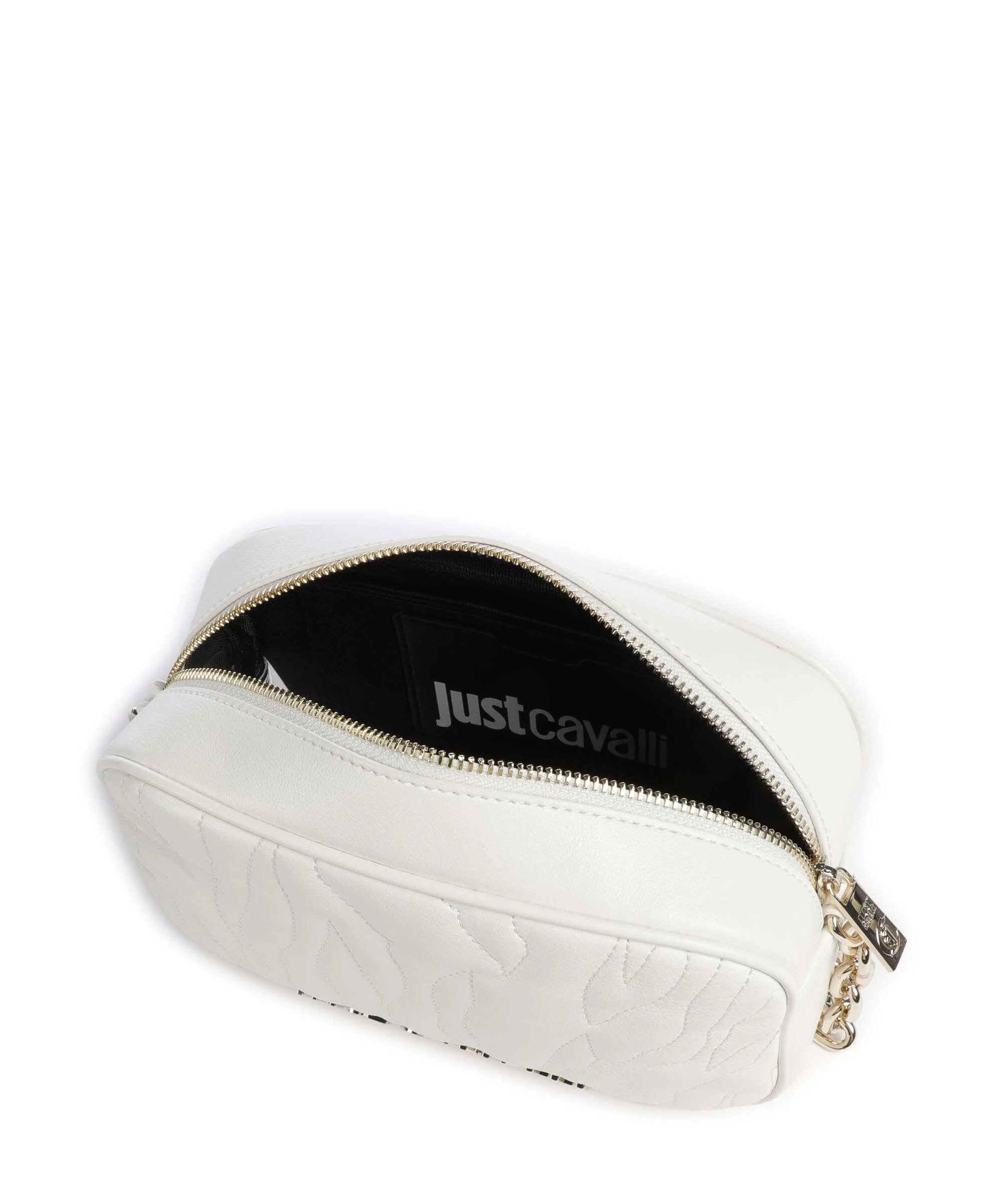 Just Cavalli Quilted Zebra Torba przez ramię white - Image 6