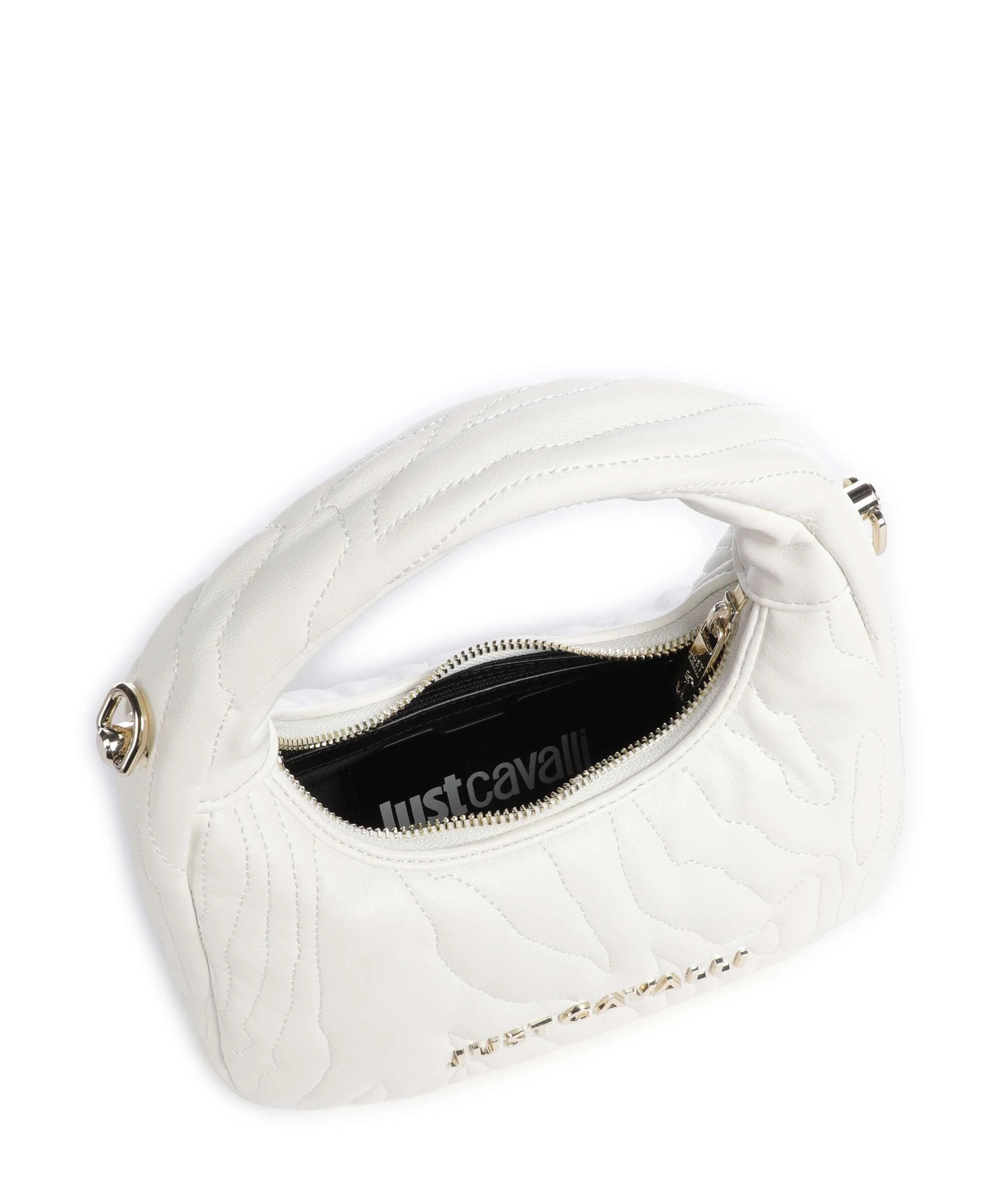 Just Cavalli Quilted Zebra Torebka white - Image 6