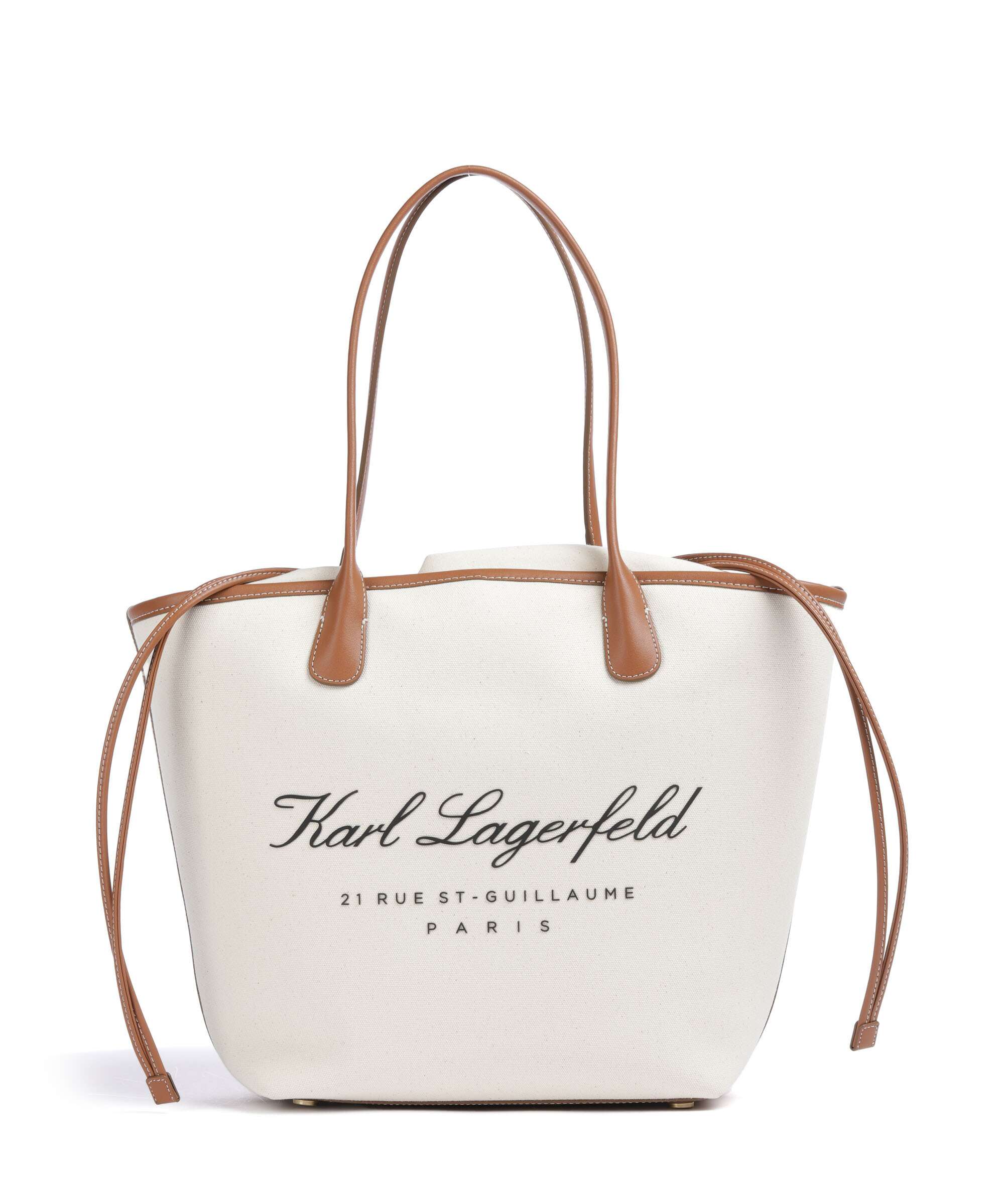 Karl Lagerfeld Hotel Karl Medium Torba na zakupy natural canvas/tan