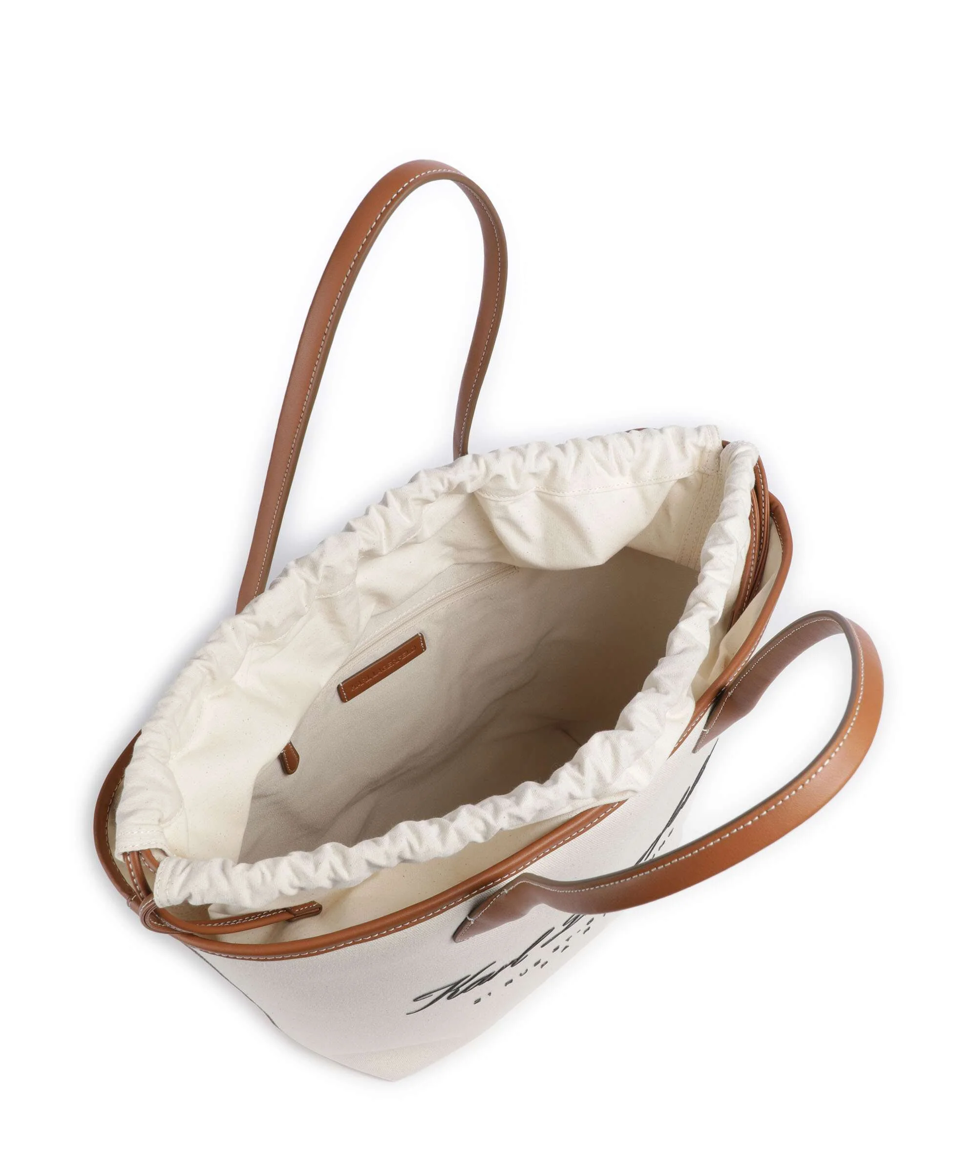 Karl Lagerfeld Hotel Karl Medium Torba na zakupy natural canvas/tan - Image 5