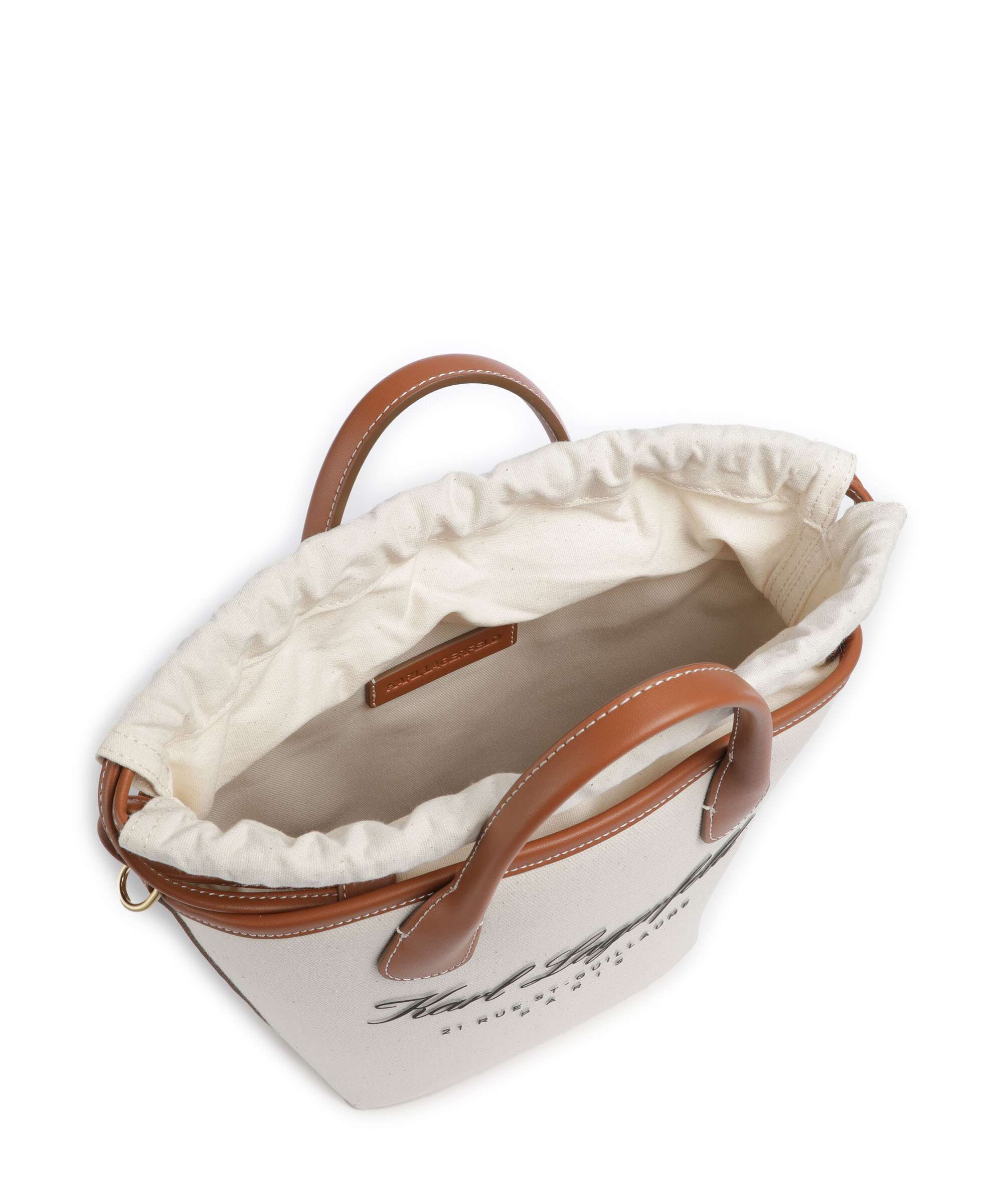 Karl Lagerfeld Hotel Karl Small Torba przez ramię natural canvas/tan - Image 6