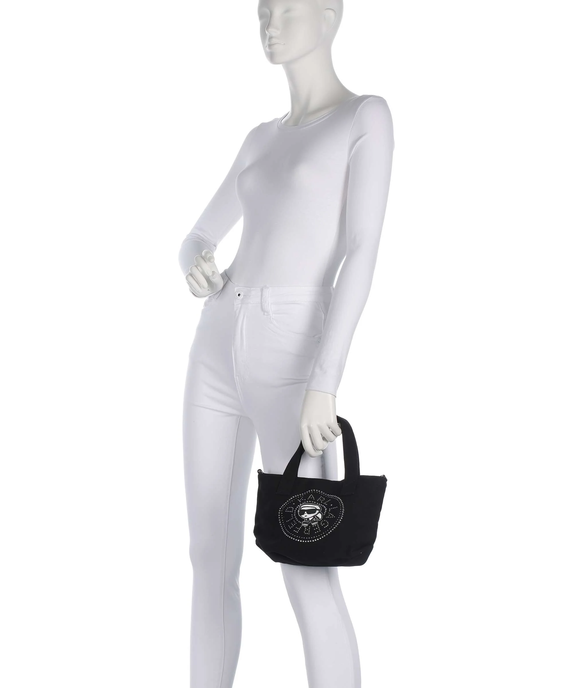 Karl Lagerfeld Ikon Circle Karl Small Torebka black - Image 3