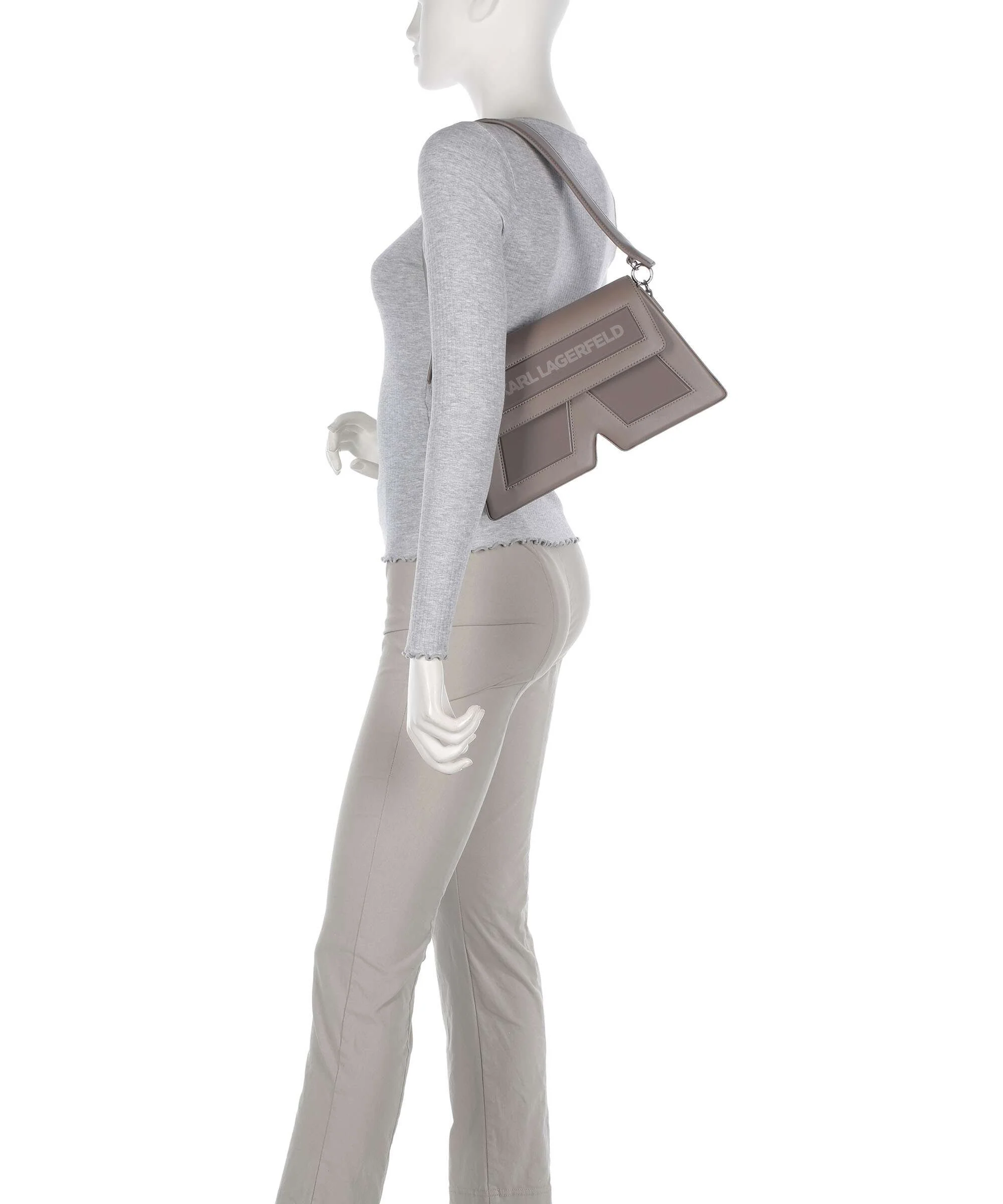 Karl Lagerfeld Ikon K Torba na ramię ash grey - Image 3