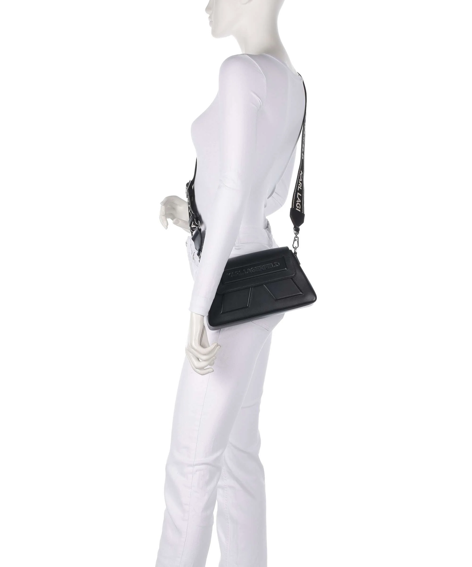 Karl Lagerfeld Ikon K Torba przez ramię black/nickel - Image 3
