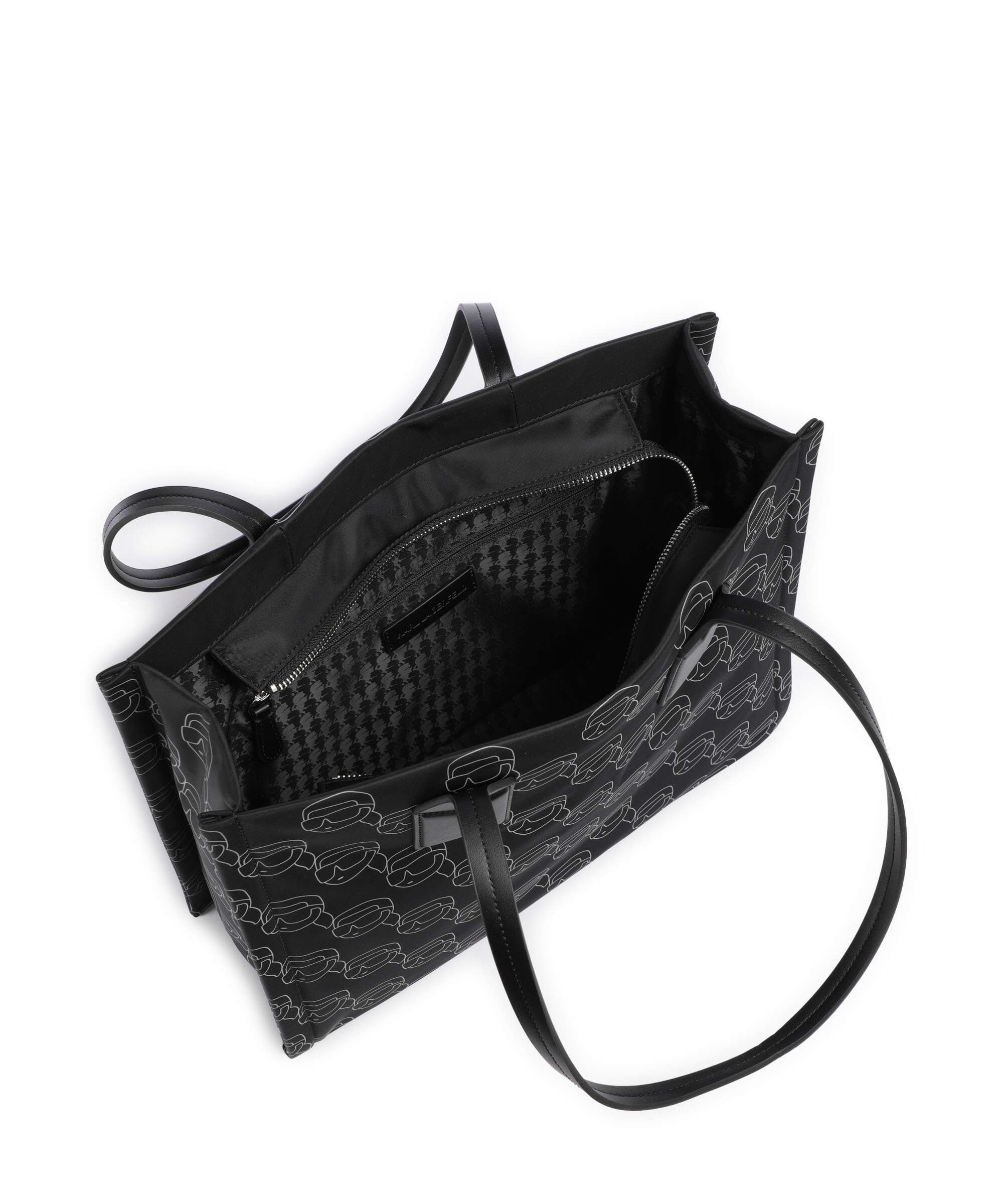 Karl Lagerfeld Ikon Medium Torba na zakupy black - Image 6