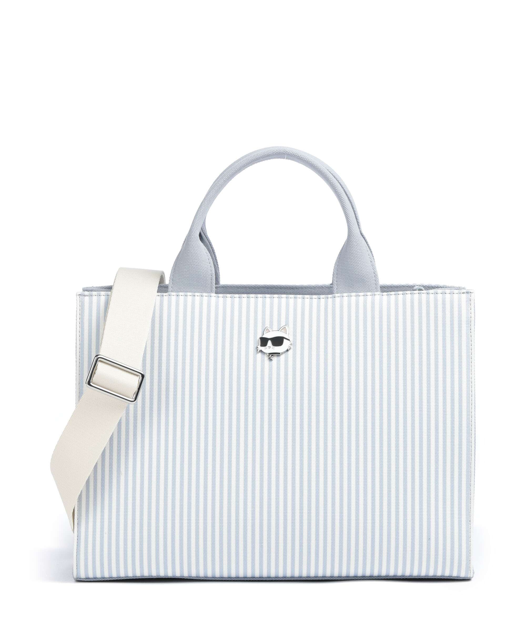 Karl Lagerfeld Ikon Medium Torebka kentucky blue stripe