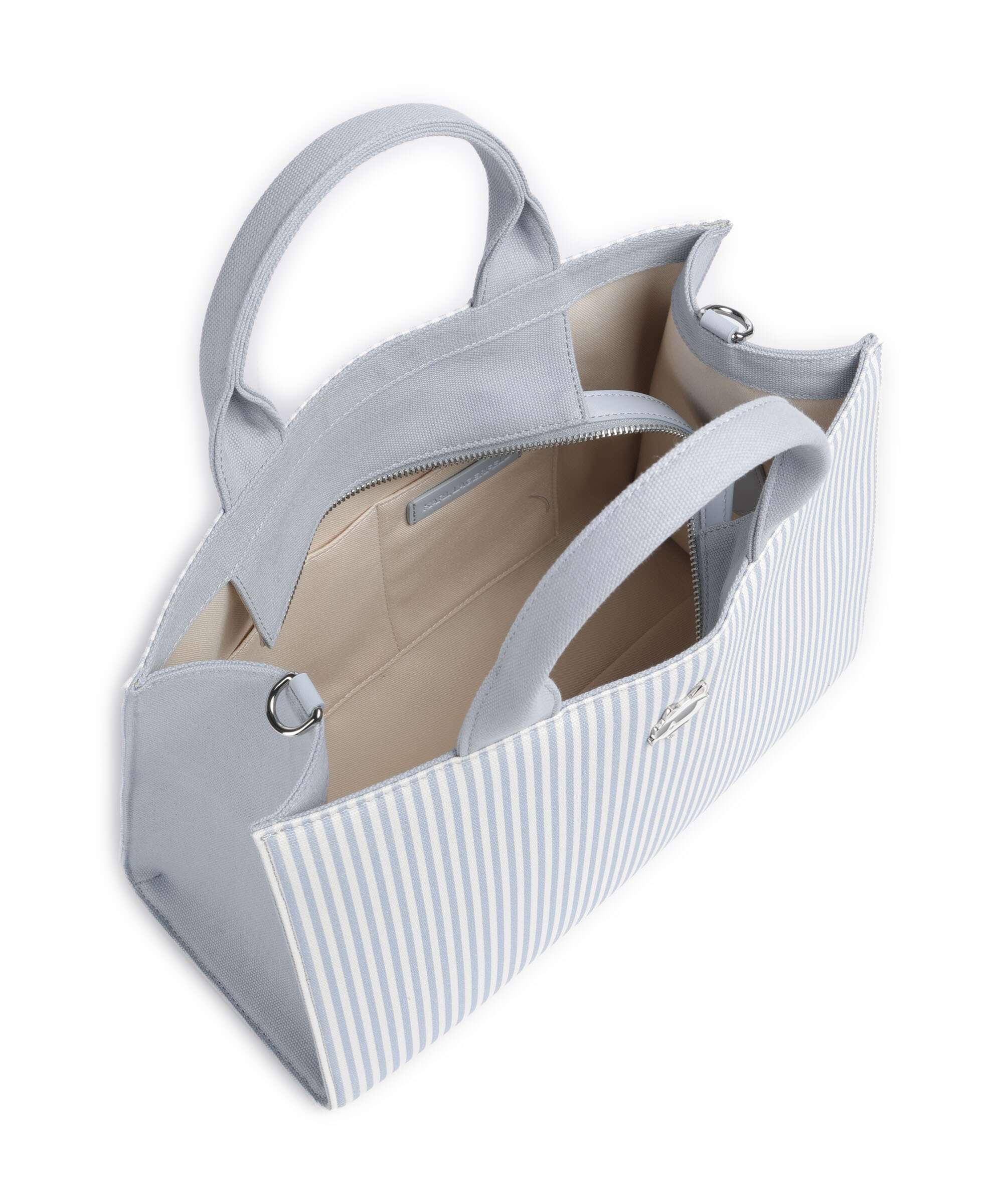 Karl Lagerfeld Ikon Medium Torebka kentucky blue stripe - Image 5