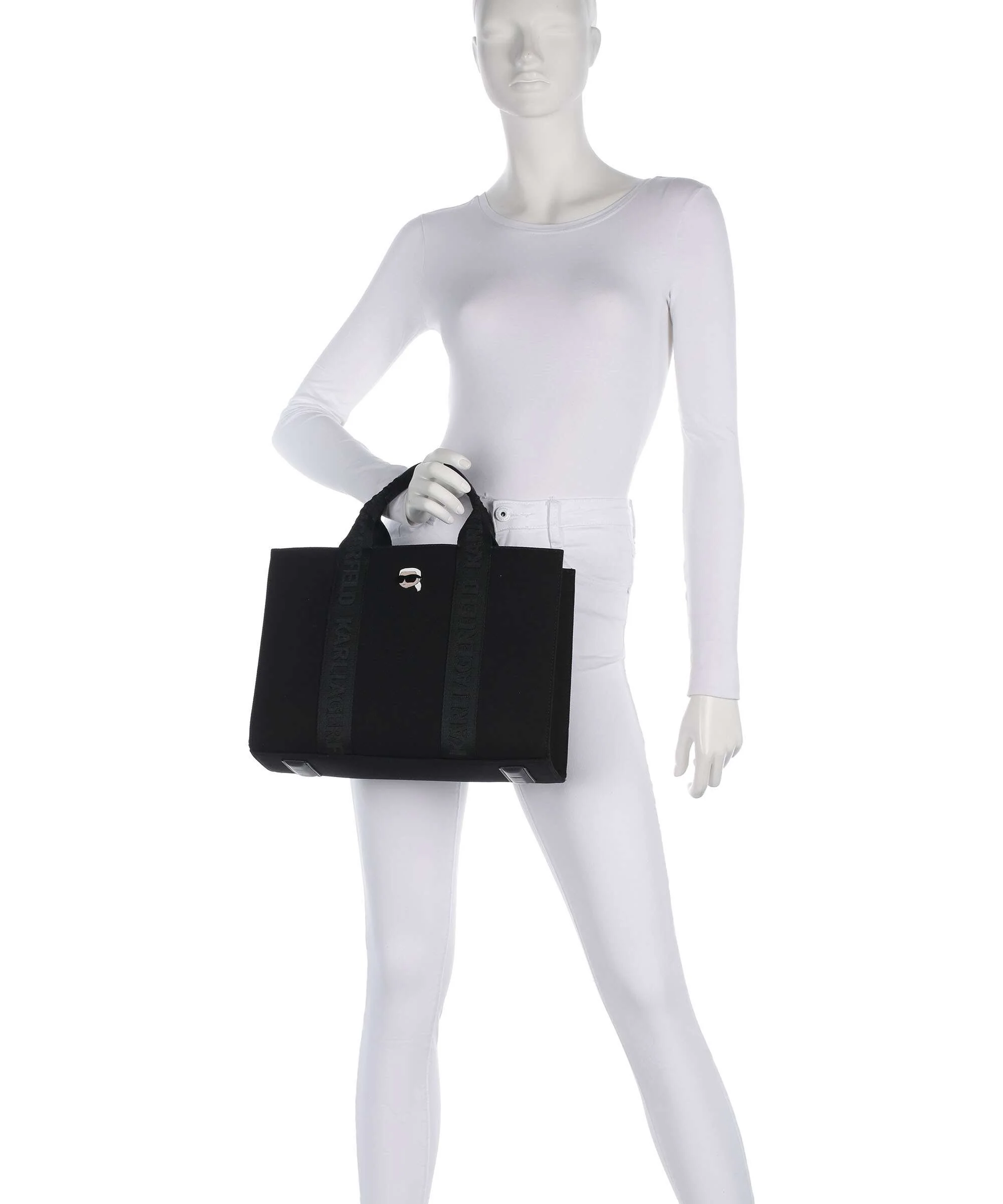 Karl Lagerfeld Ikon Medium Torebka black - Image 3