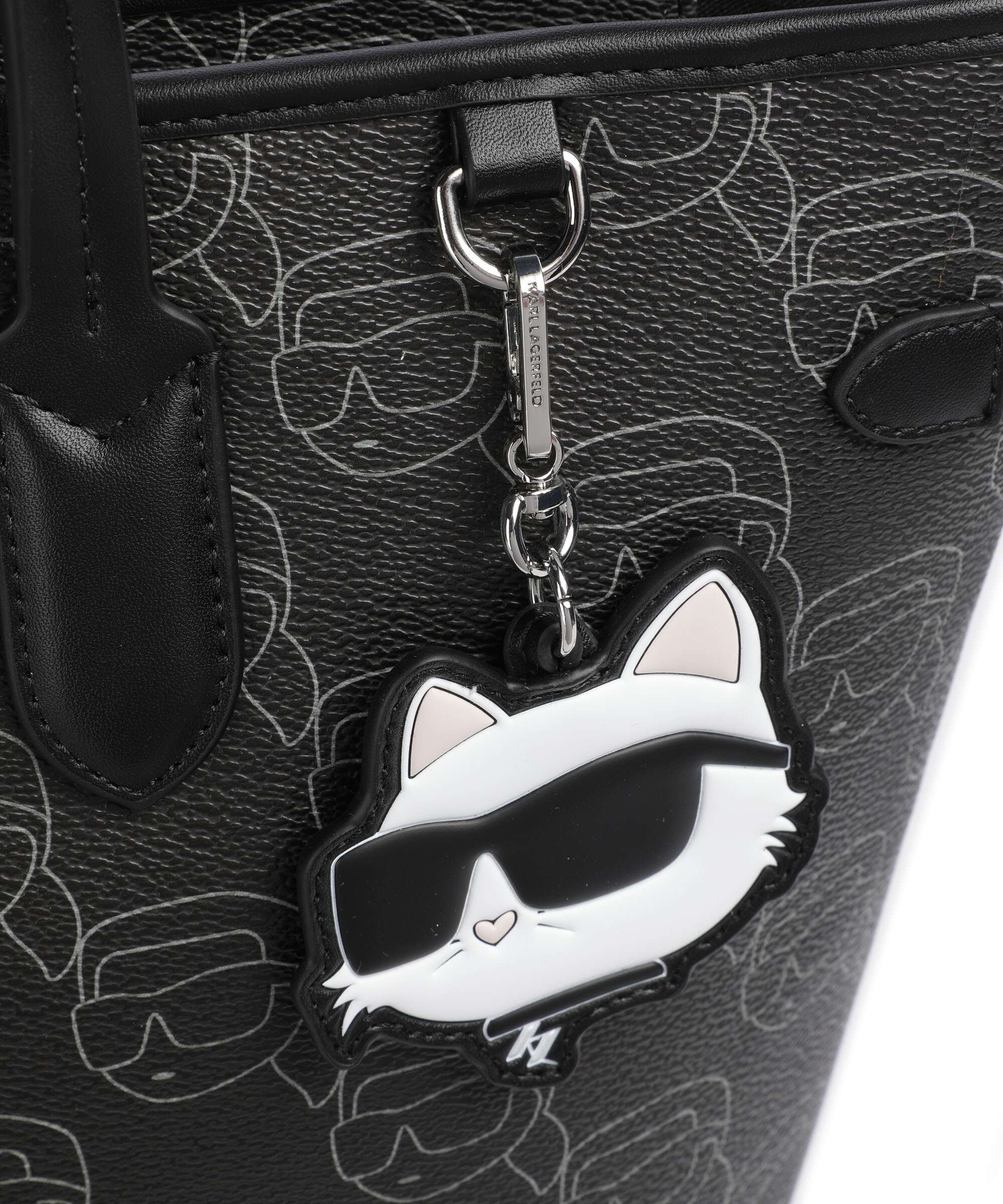 Karl Lagerfeld Ikon Mono Torba na zakupy black - Image 4