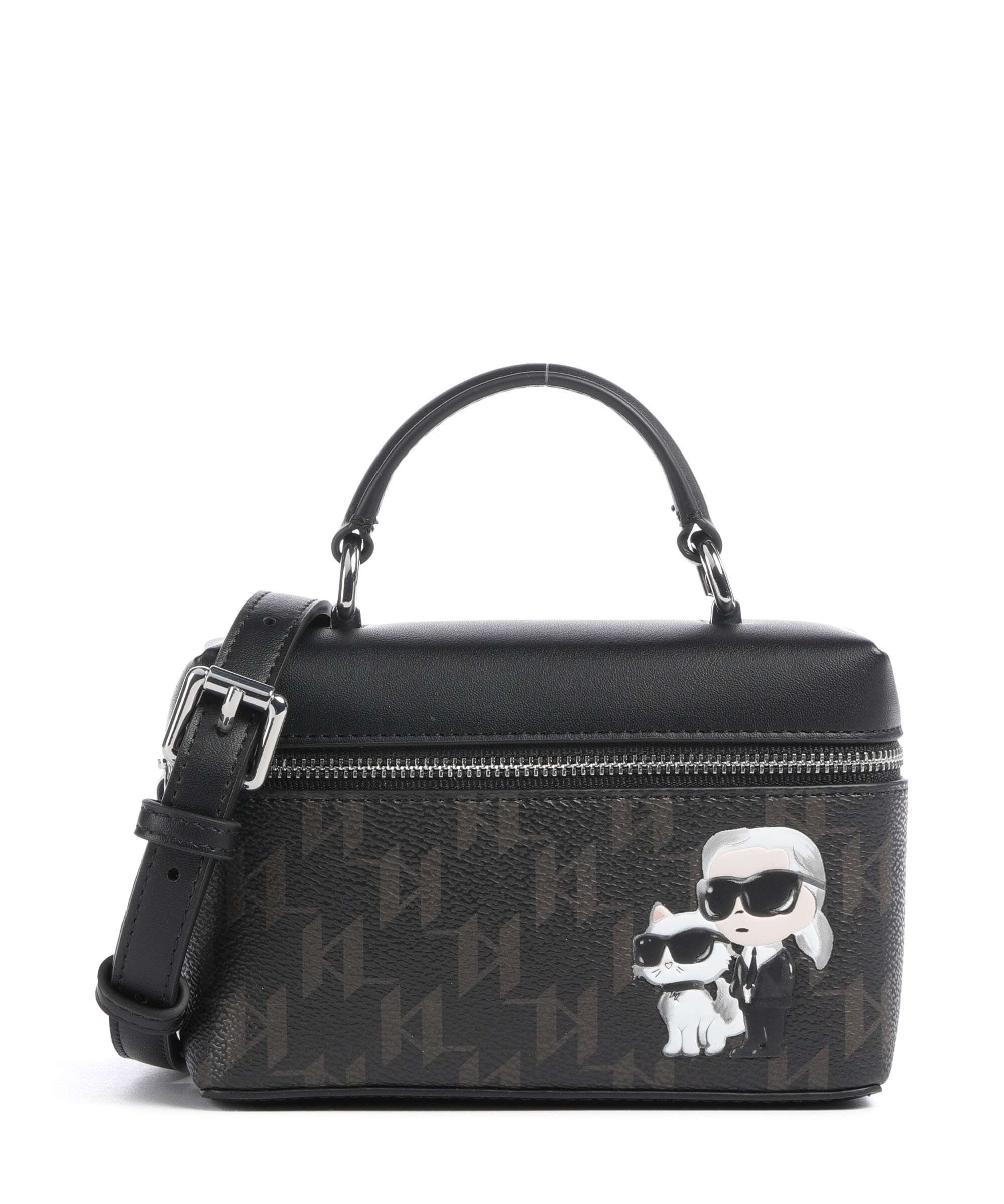 Karl Lagerfeld Ikon Monogram Small Torba przez ramię brown/kl mono