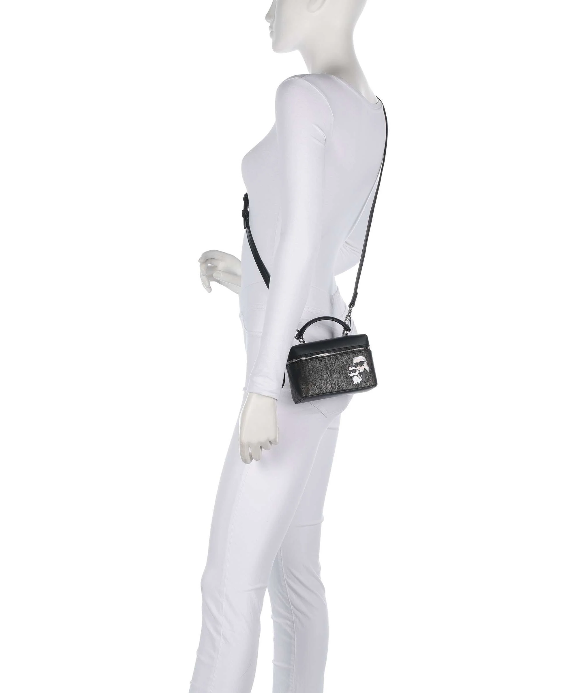 Karl Lagerfeld Ikon Monogram Small Torba przez ramię brown/kl mono - Image 3