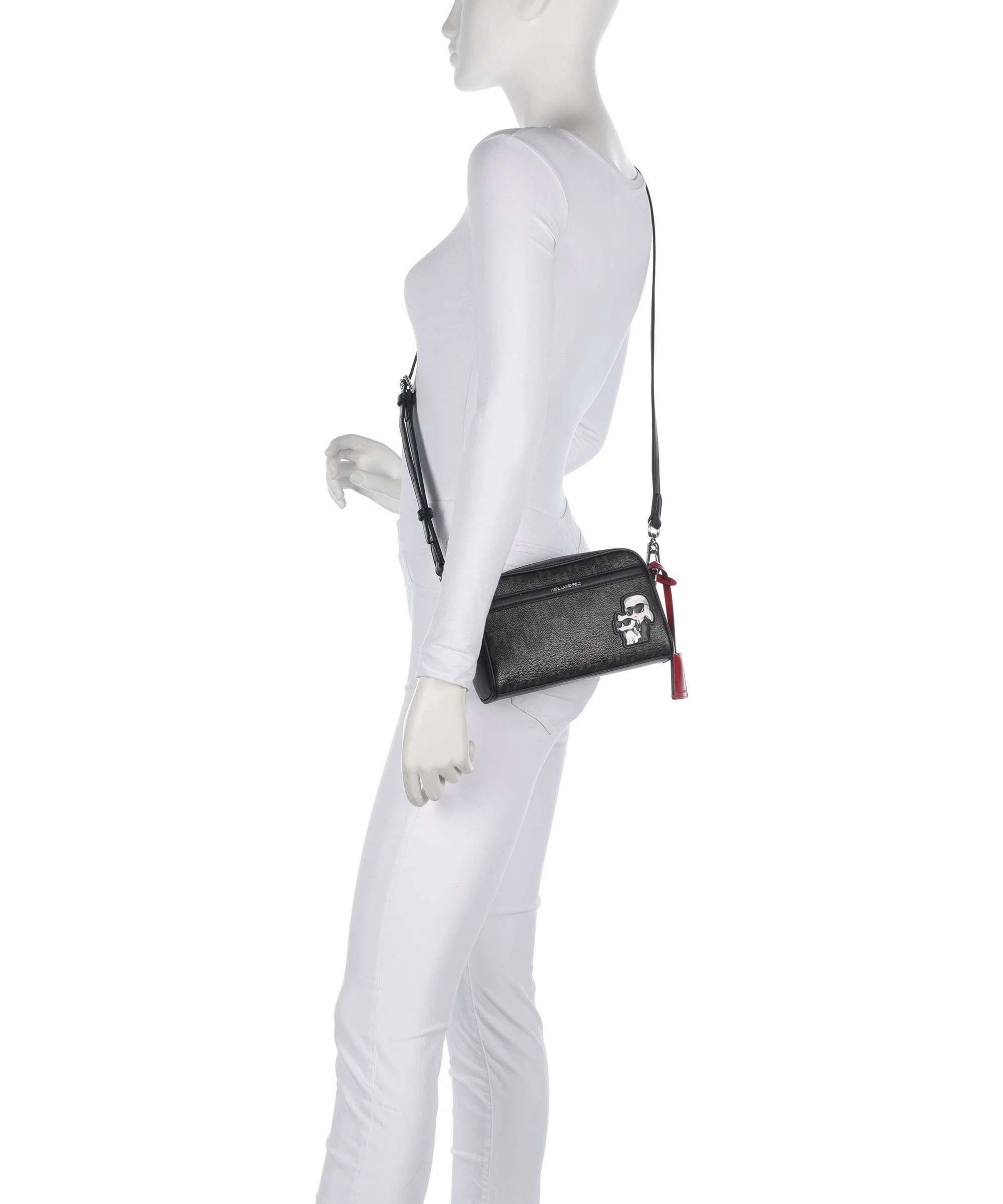 Karl Lagerfeld Ikon Monogram Torba przez ramię brown/kl mono - Image 3