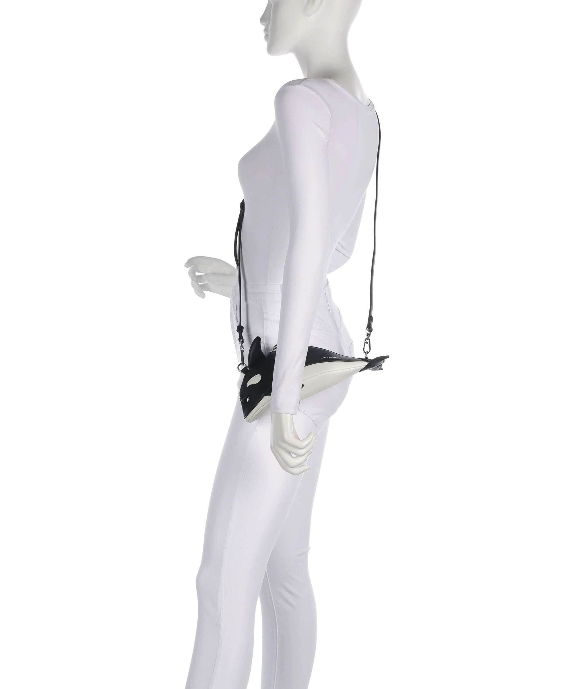 Karl Lagerfeld Ikon Orka Torba przez ramię black - Image 3