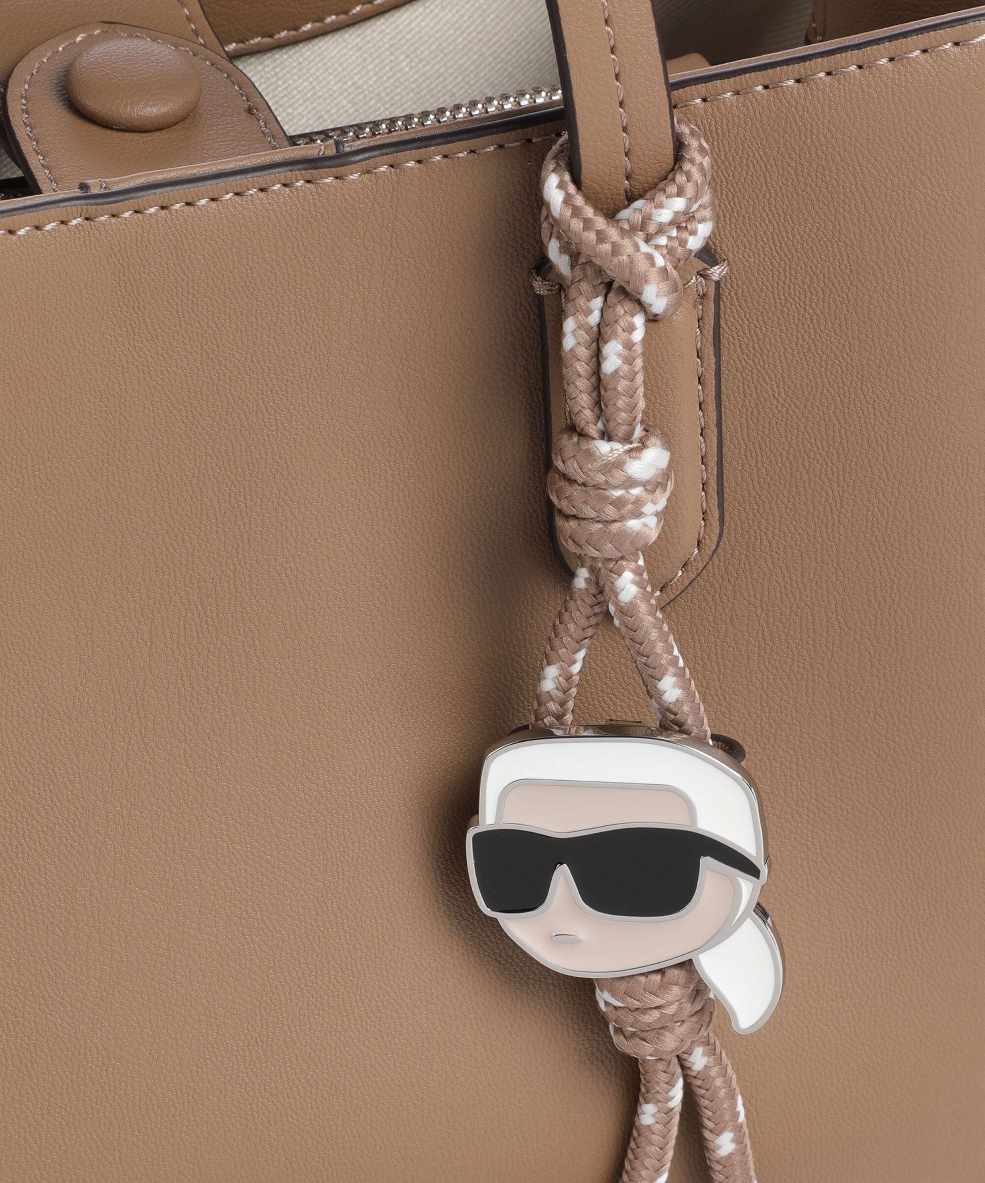 Karl Lagerfeld Ikon Small Torebka mushroom brown - Image 4