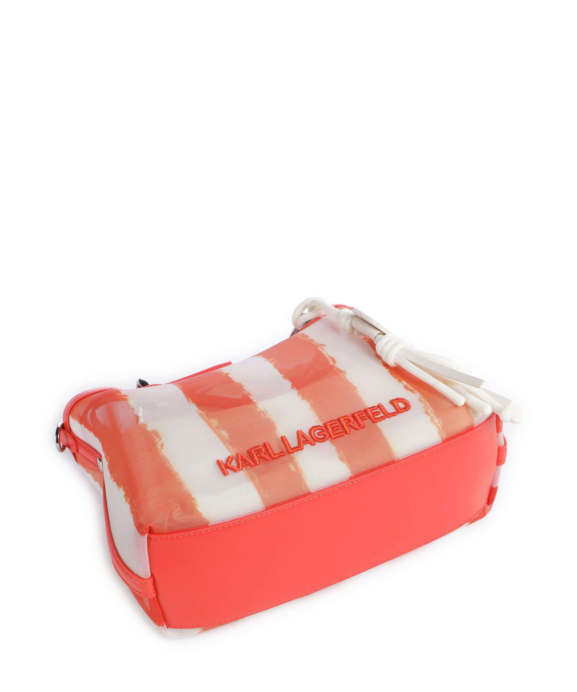 Karl Lagerfeld Ikon Small Torebka grapefruit stripes - Image 5