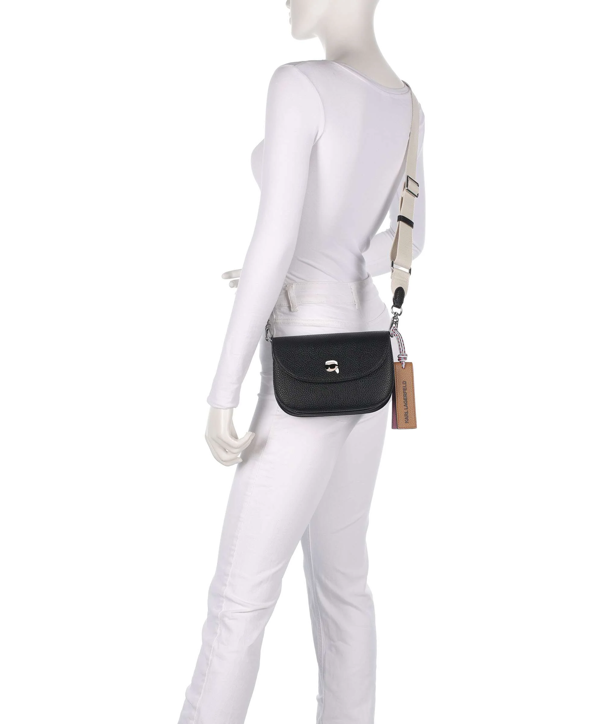 Karl Lagerfeld Ikon Torba przez ramię black - Image 3