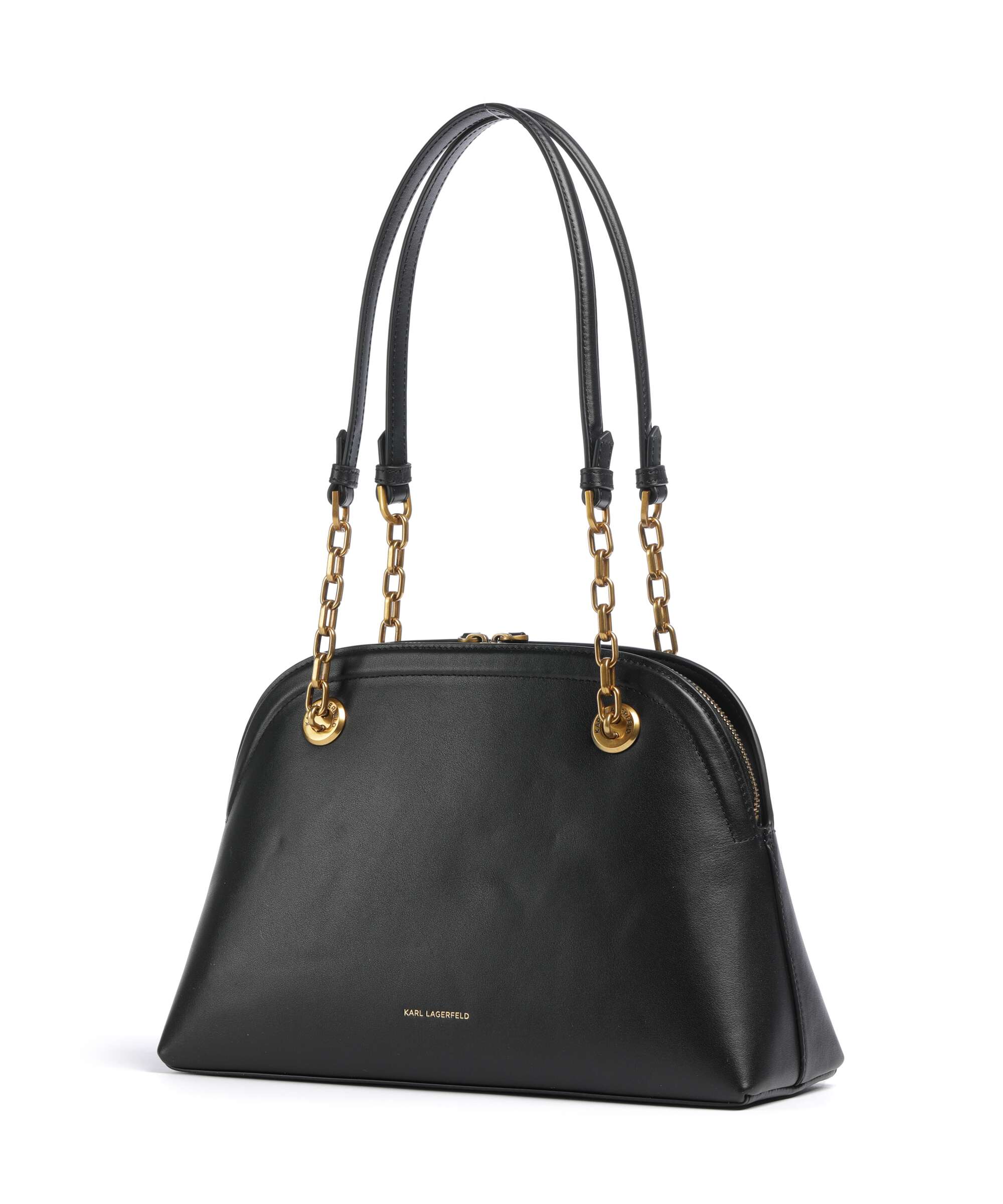 Karl Lagerfeld K/Autograph Bowling Medium Torba na ramię black/gold - Image 2
