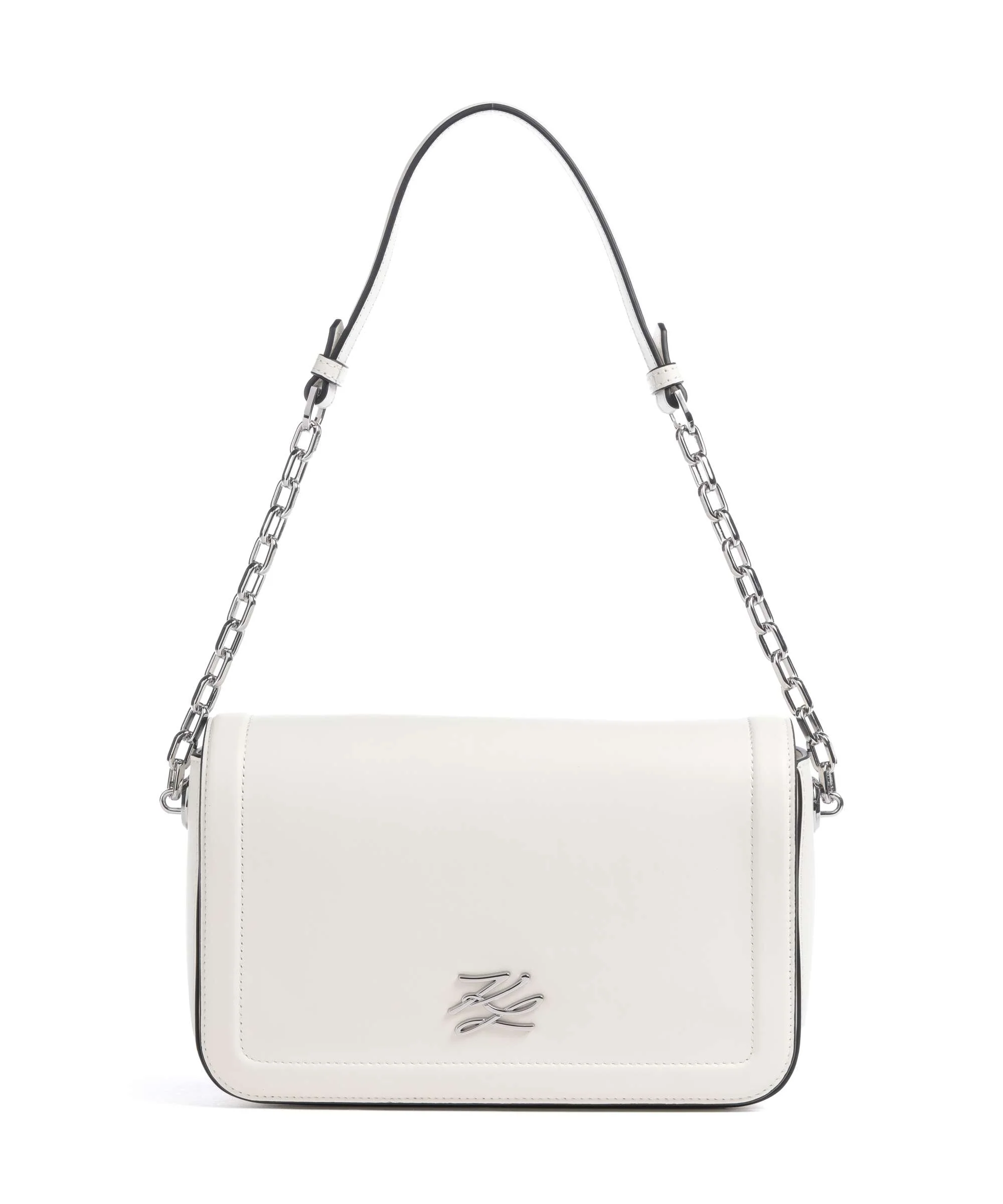 Karl Lagerfeld K/Autograph Medium Torba na ramię off white