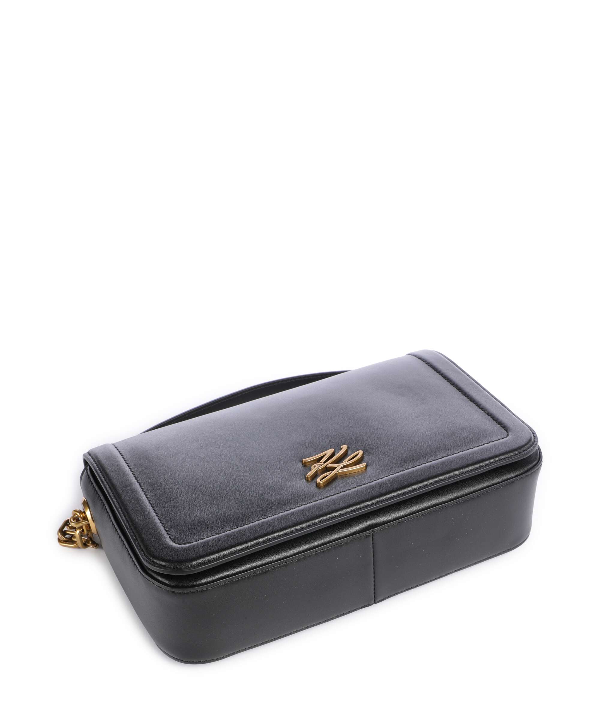 Karl Lagerfeld K/Autograph Medium Torba na ramię black/gold - Image 4