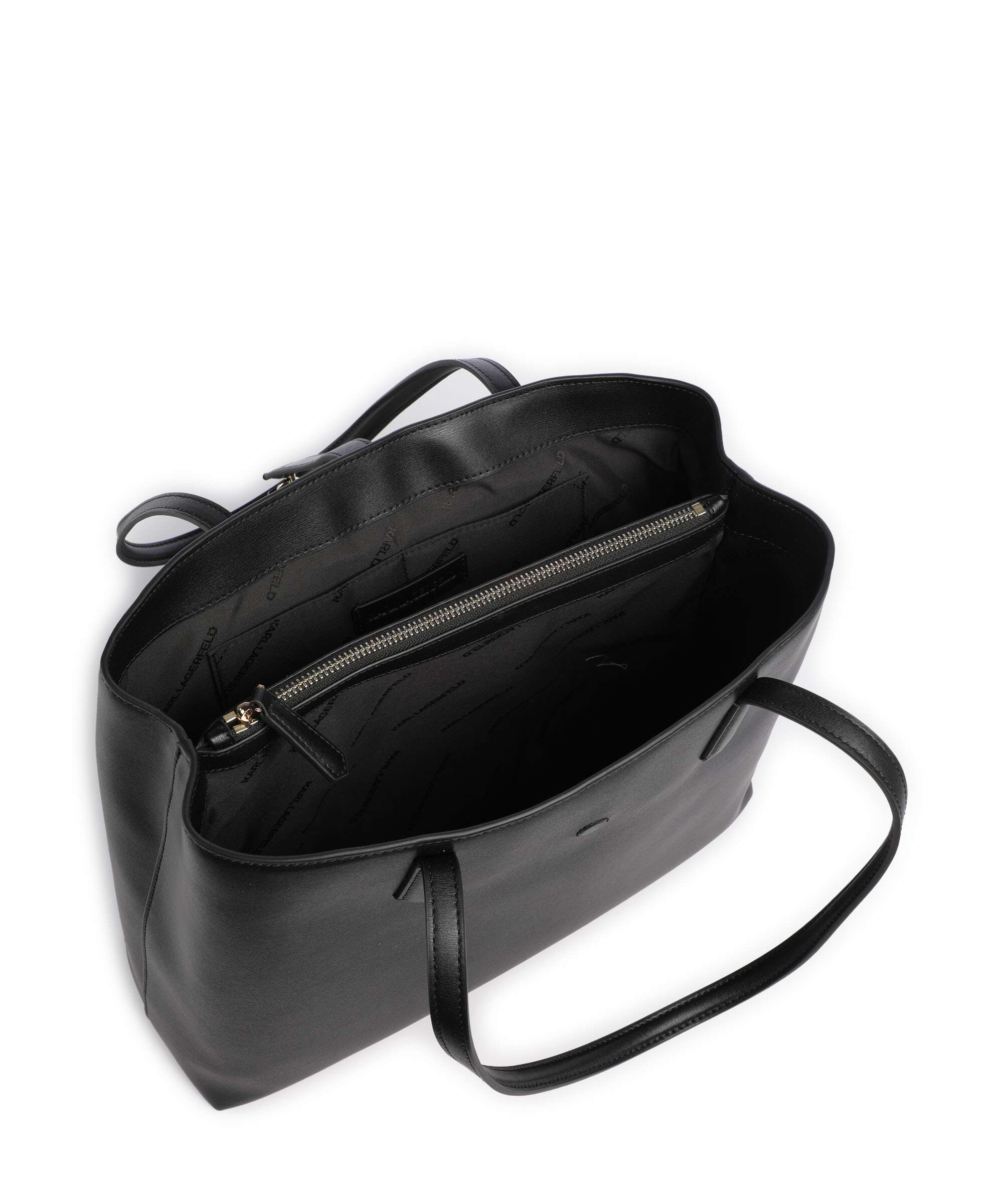 Karl Lagerfeld K/Autograph Medium Torba na zakupy black/gold - Image 6