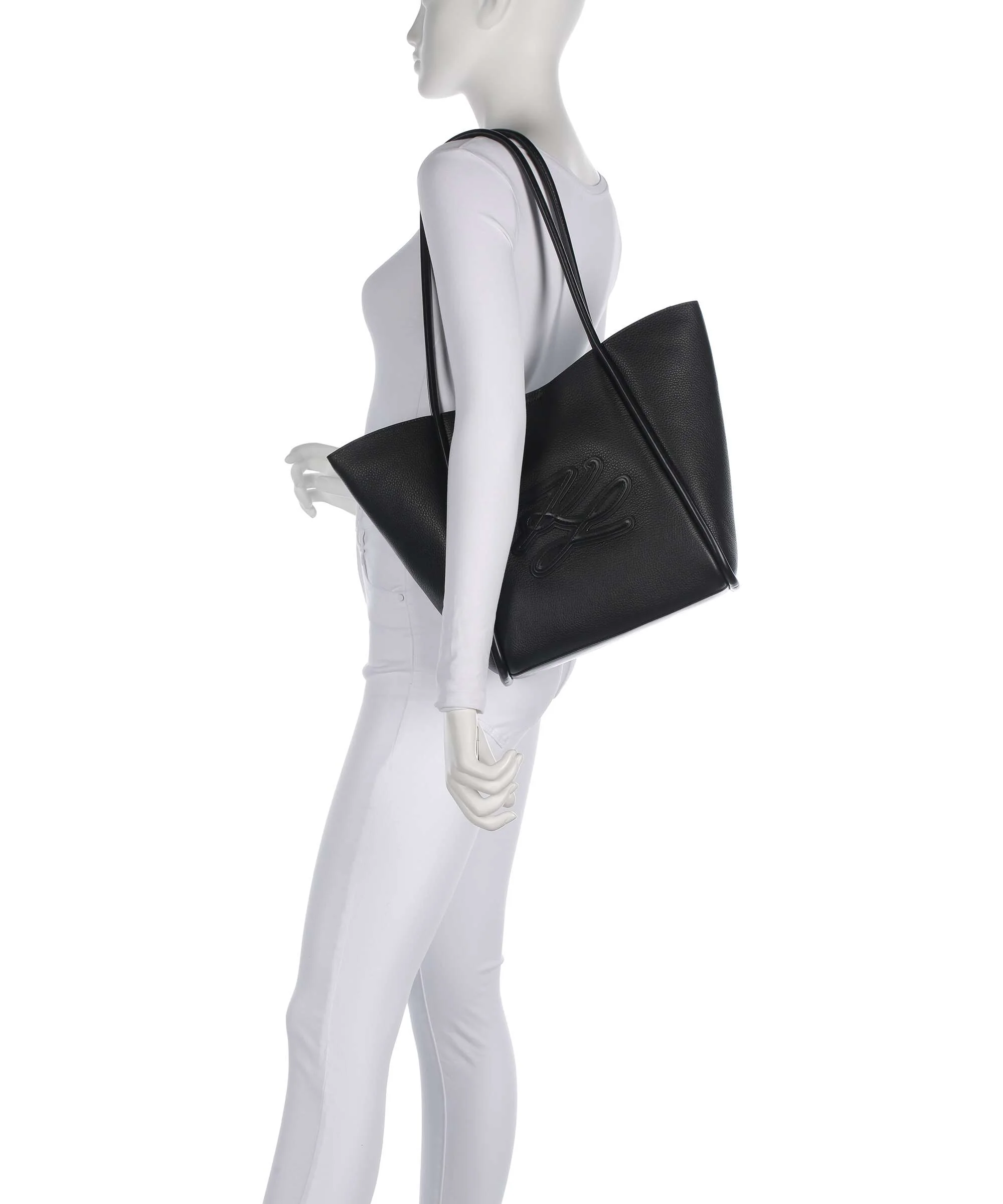 Karl Lagerfeld K/Autograph Medium Torba na zakupy black/nickel - Image 3