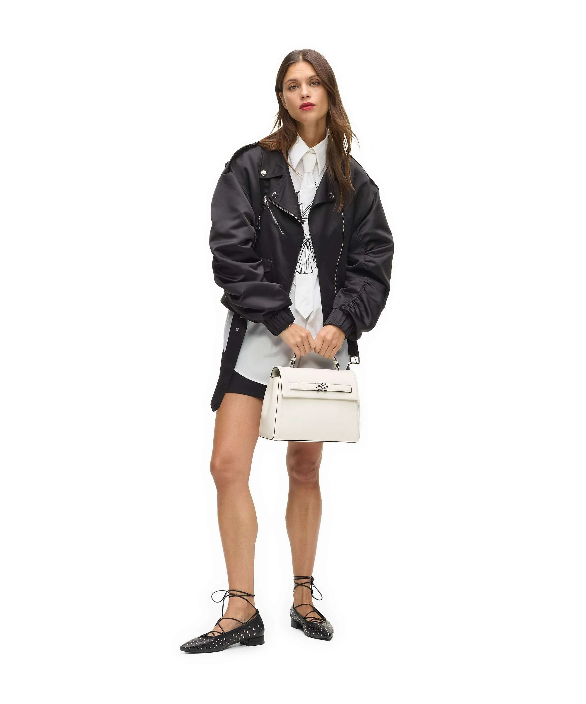 Karl Lagerfeld K/Autograph Medium Torebka off white - Image 3