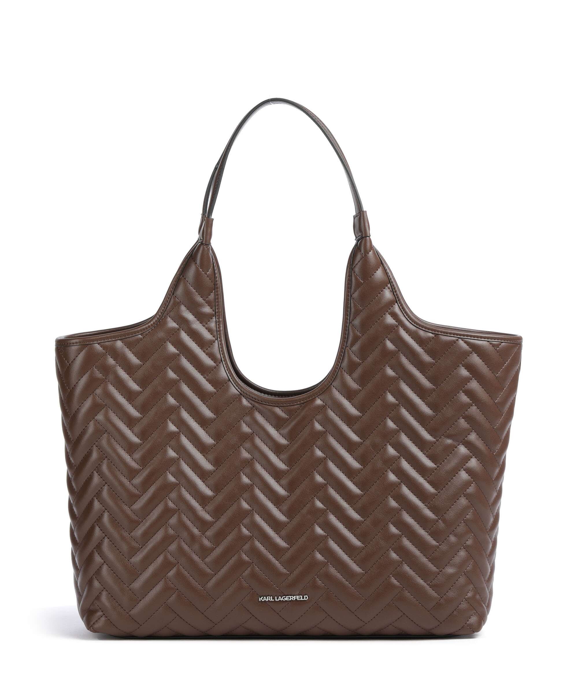 Karl Lagerfeld K/Brick Medium Torba na zakupy dark friar brown