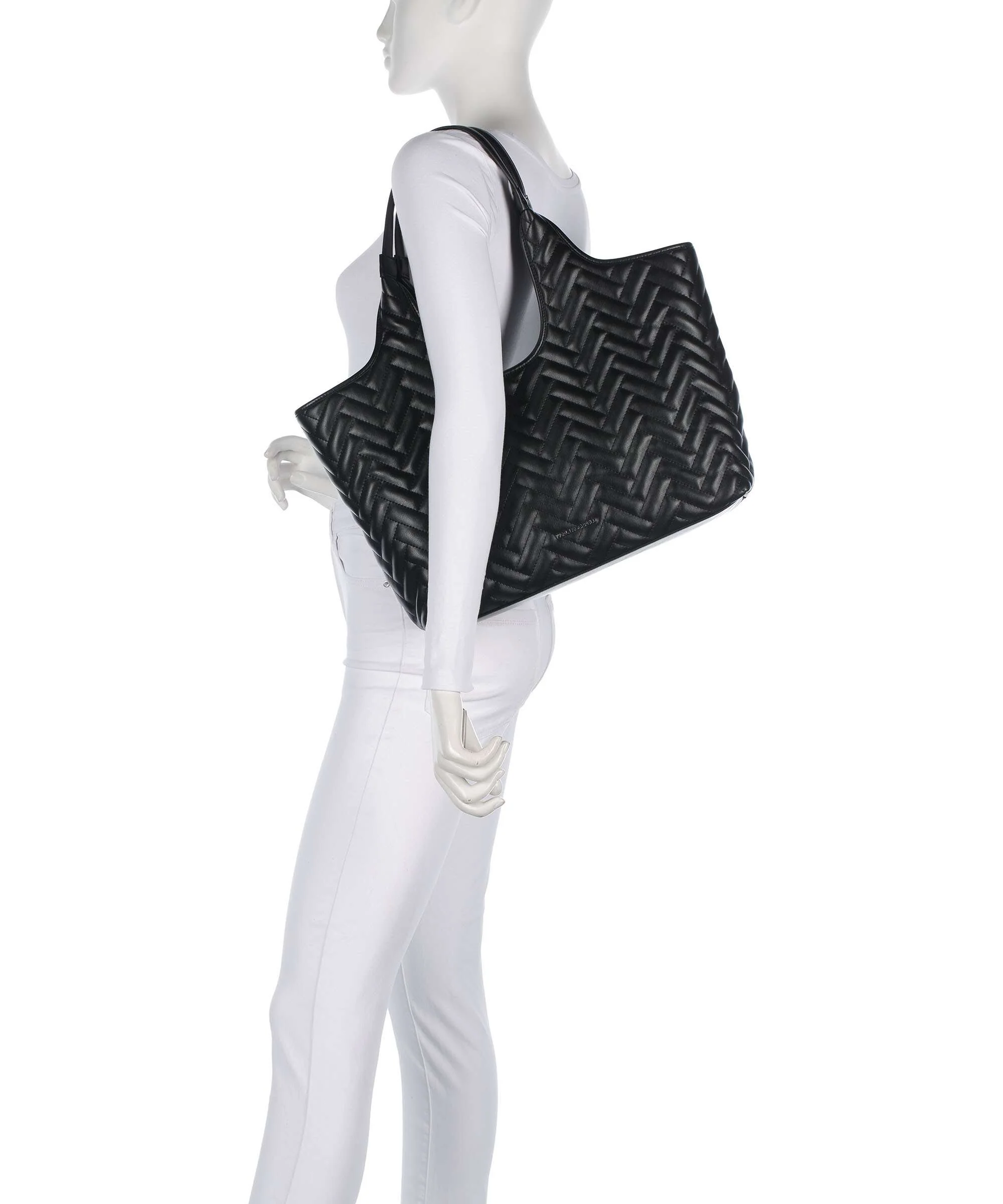 Karl Lagerfeld K/Brick Medium Torba na zakupy black - Image 3