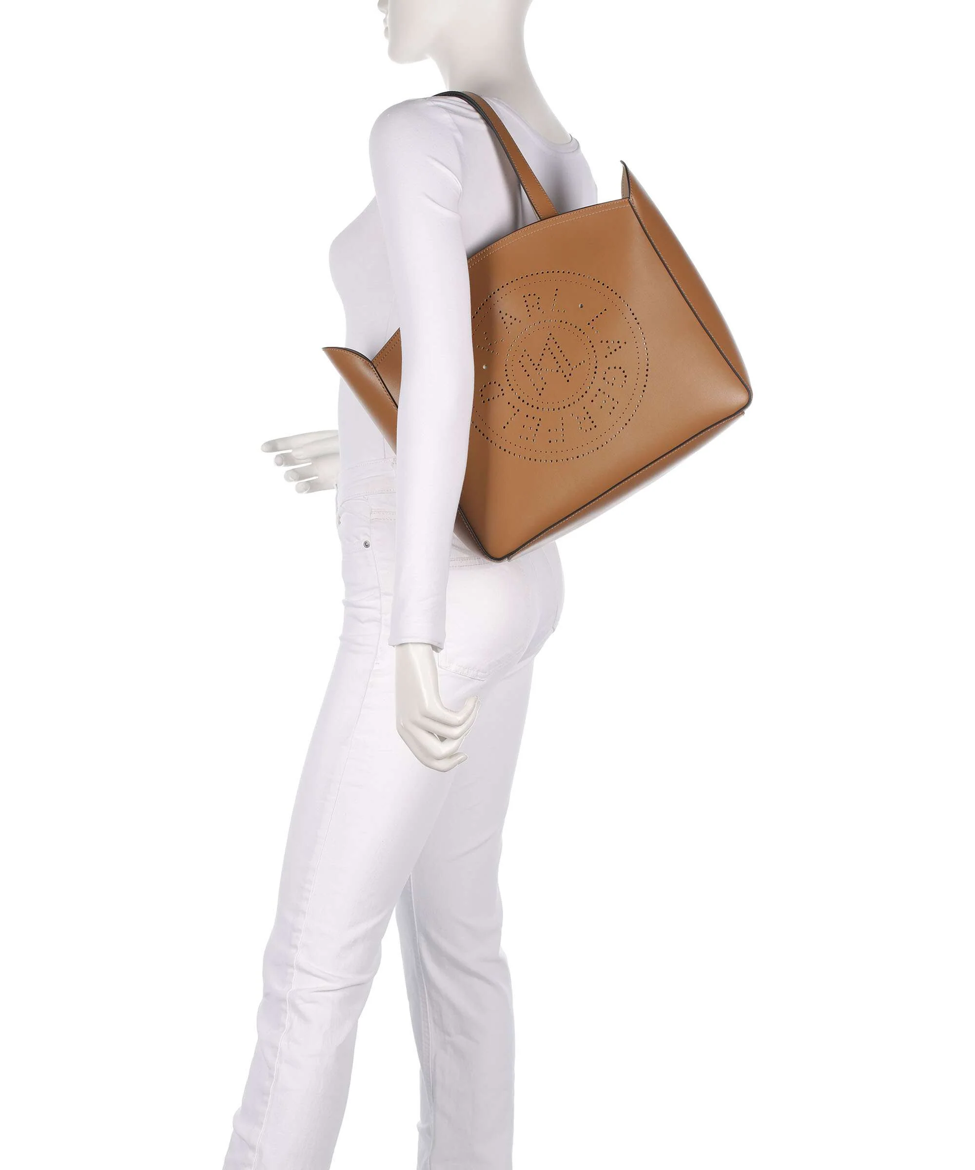 Karl Lagerfeld K/Circle Medium Torba na zakupy caramel - Image 3