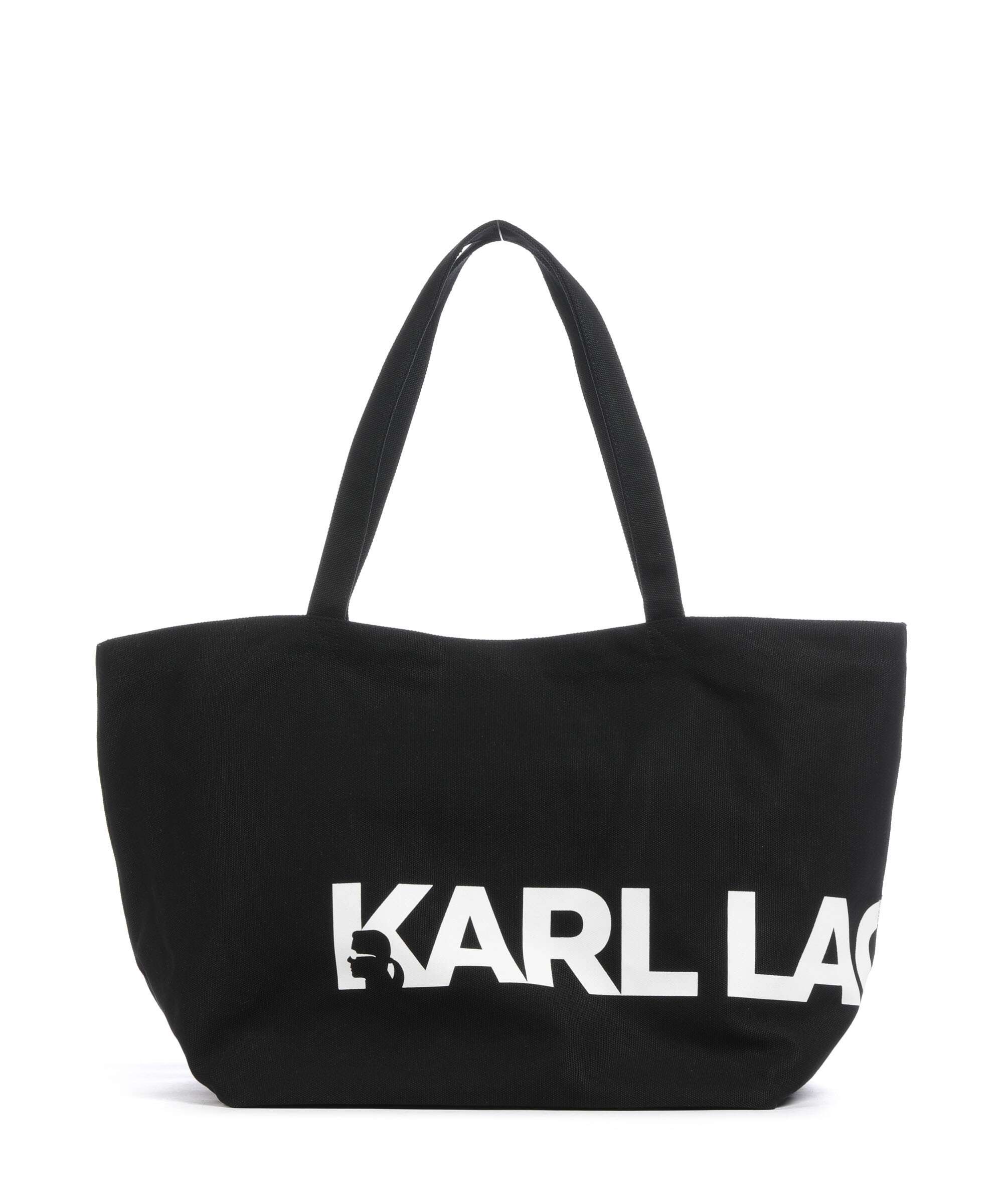 Karl Lagerfeld K/Essential Torba na zakupy black/white