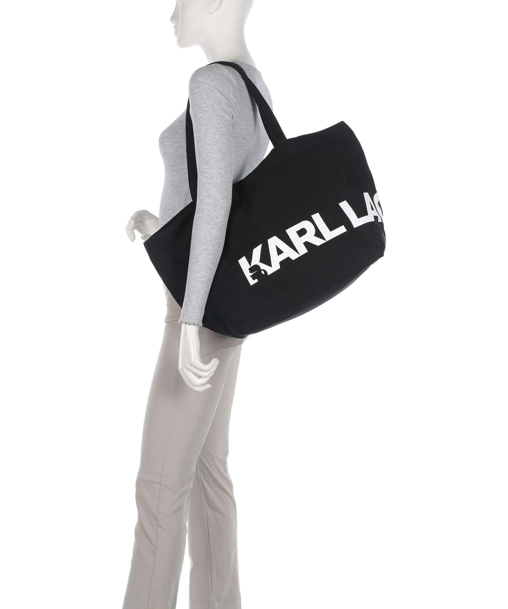 Karl Lagerfeld K/Essential Torba na zakupy black/white - Image 3
